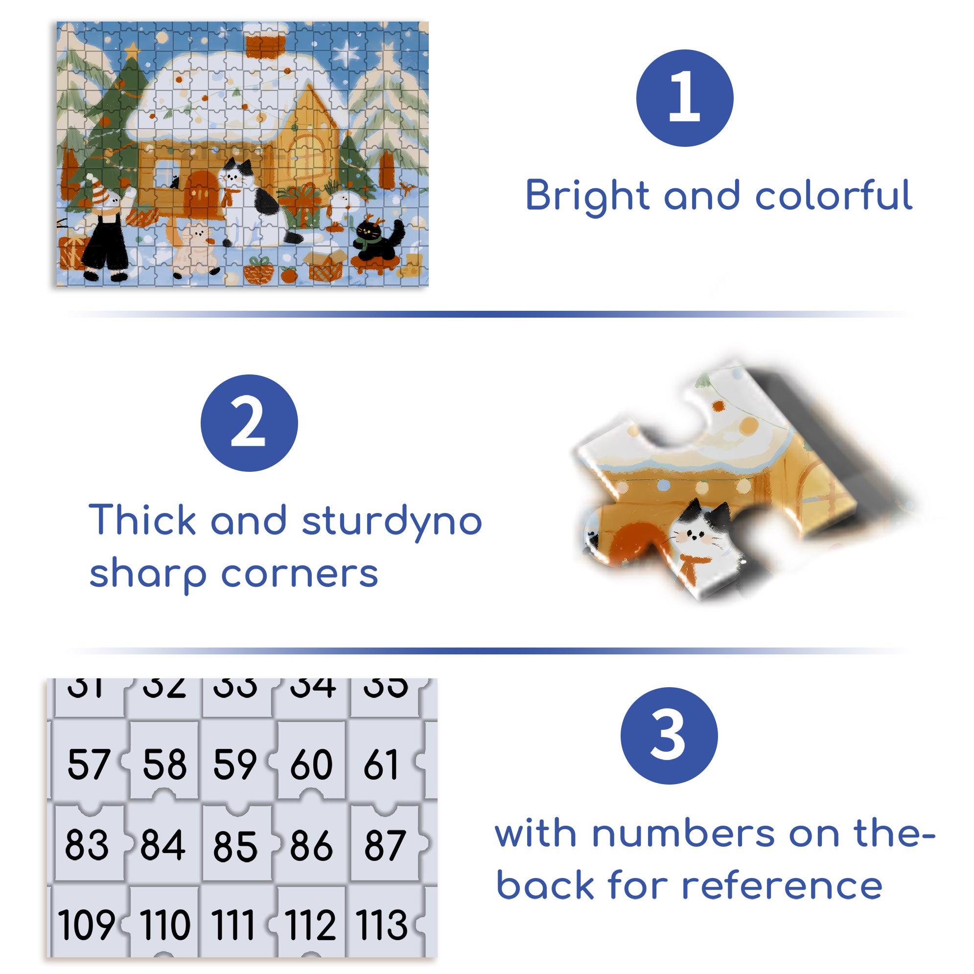 Cozy Cabin 500pcs/1000pcs Jigsaw Puzzle, Scratch-Resistant, Interactive Family Game & Brain-Boosting DIY Decor, Perfect for Halloween, Christmas & New Year Gifts, Family Puzzle Game