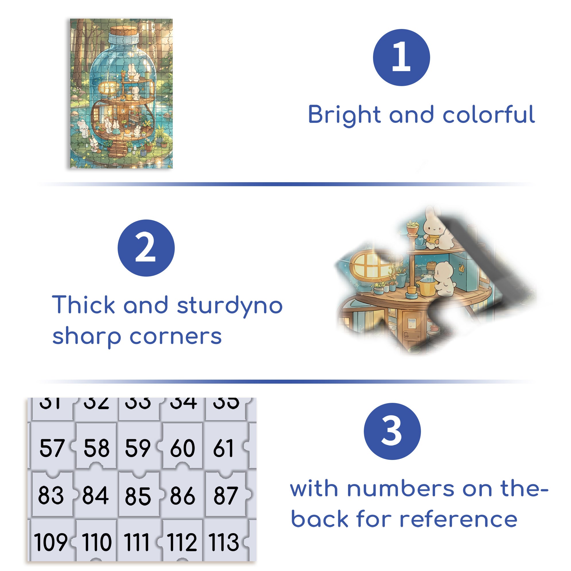 Glass Bottle Rhapsody 500pcs/1000pcs Jigsaw Puzzle, Scratch-Resistant, Interactive Family Game & Brain-Boosting DIY Decor, Perfect for Halloween, Christmas & New Year Gifts, Family Puzzle Game