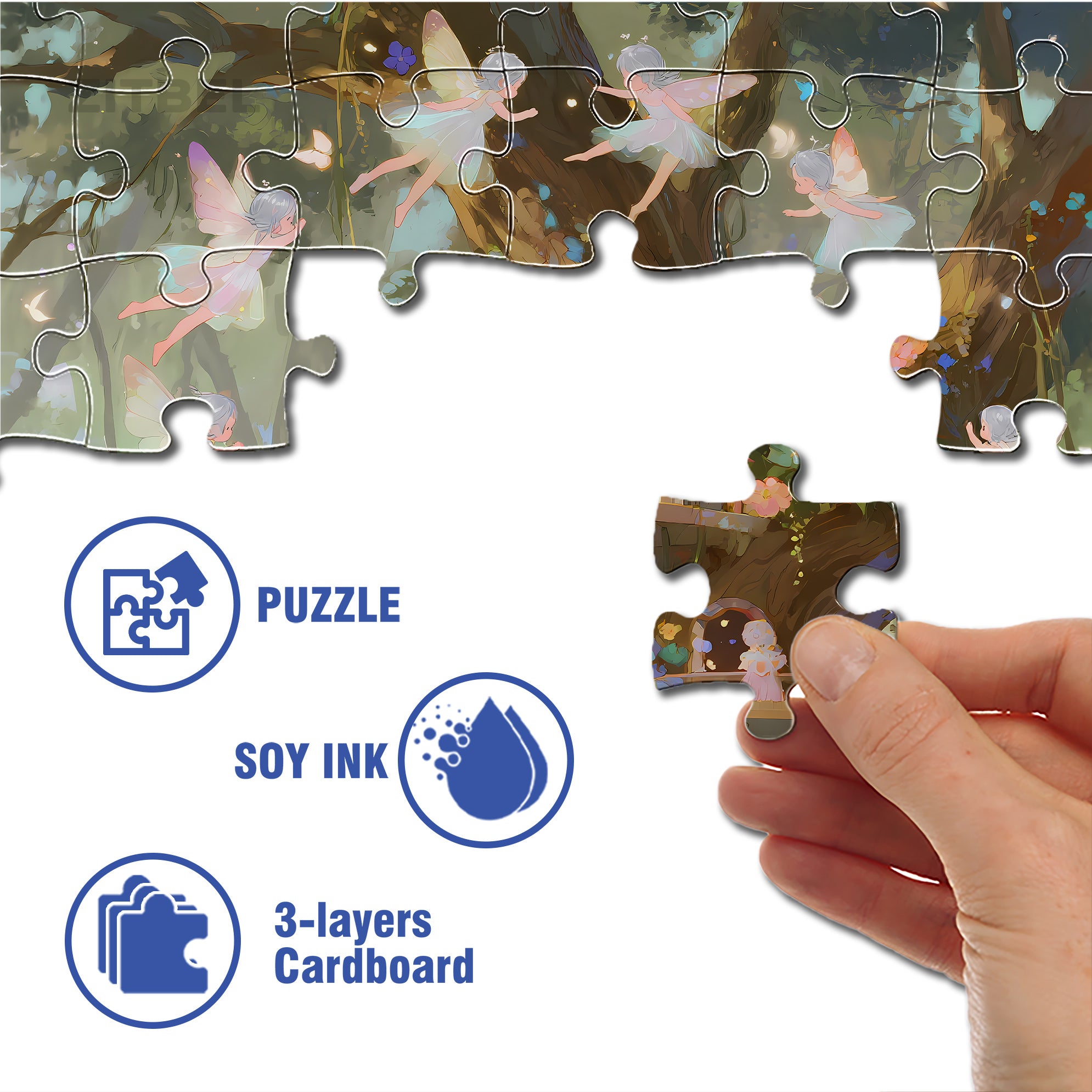 Huge Old Tree 500pcs/1000pcs Jigsaw Puzzle, Scratch-Resistant, Interactive Family Game & Brain-Boosting DIY Decor, Perfect for Halloween, Christmas & New Year Gifts, Family Puzzle Game