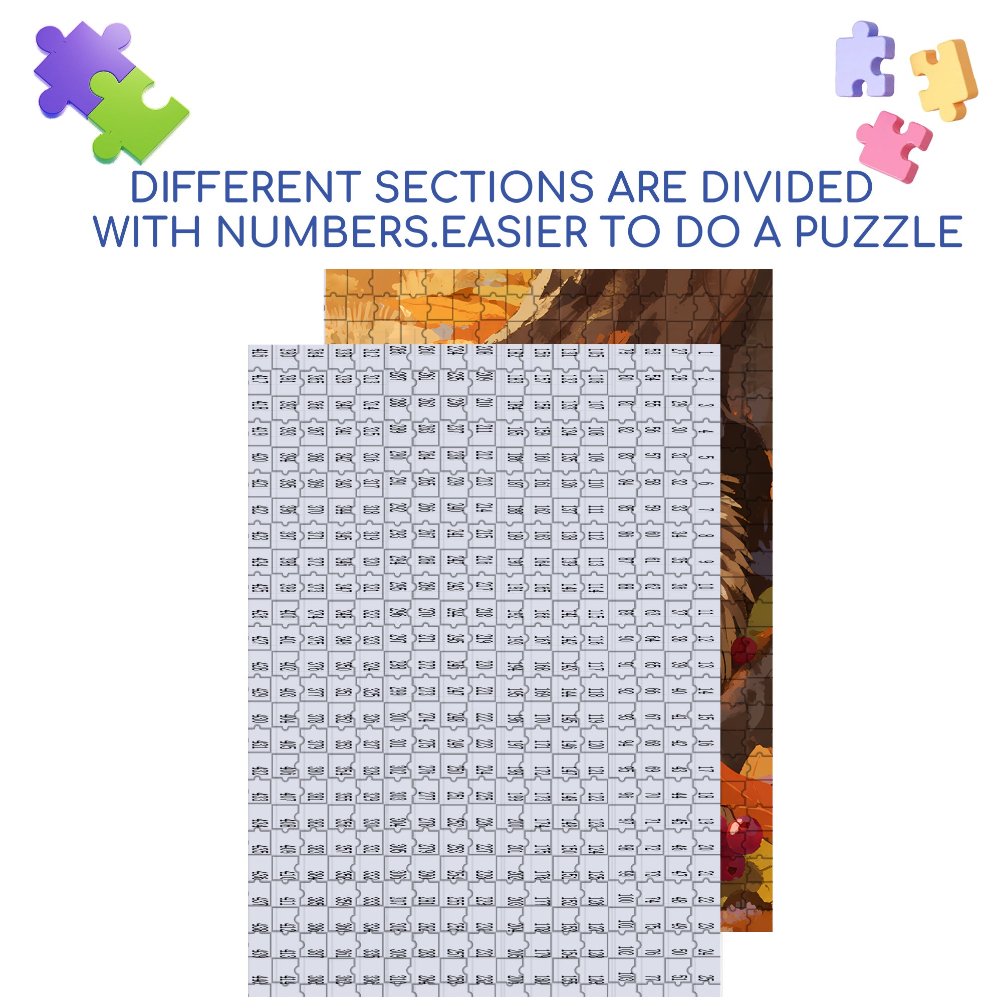 Sleeping Hedgehog 500pcs/1000pcs Jigsaw Puzzle, Scratch-Resistant, Interactive Family Game & Brain-Boosting DIY Decor, Perfect for Halloween, Christmas & New Year Gifts, Family Puzzle Game