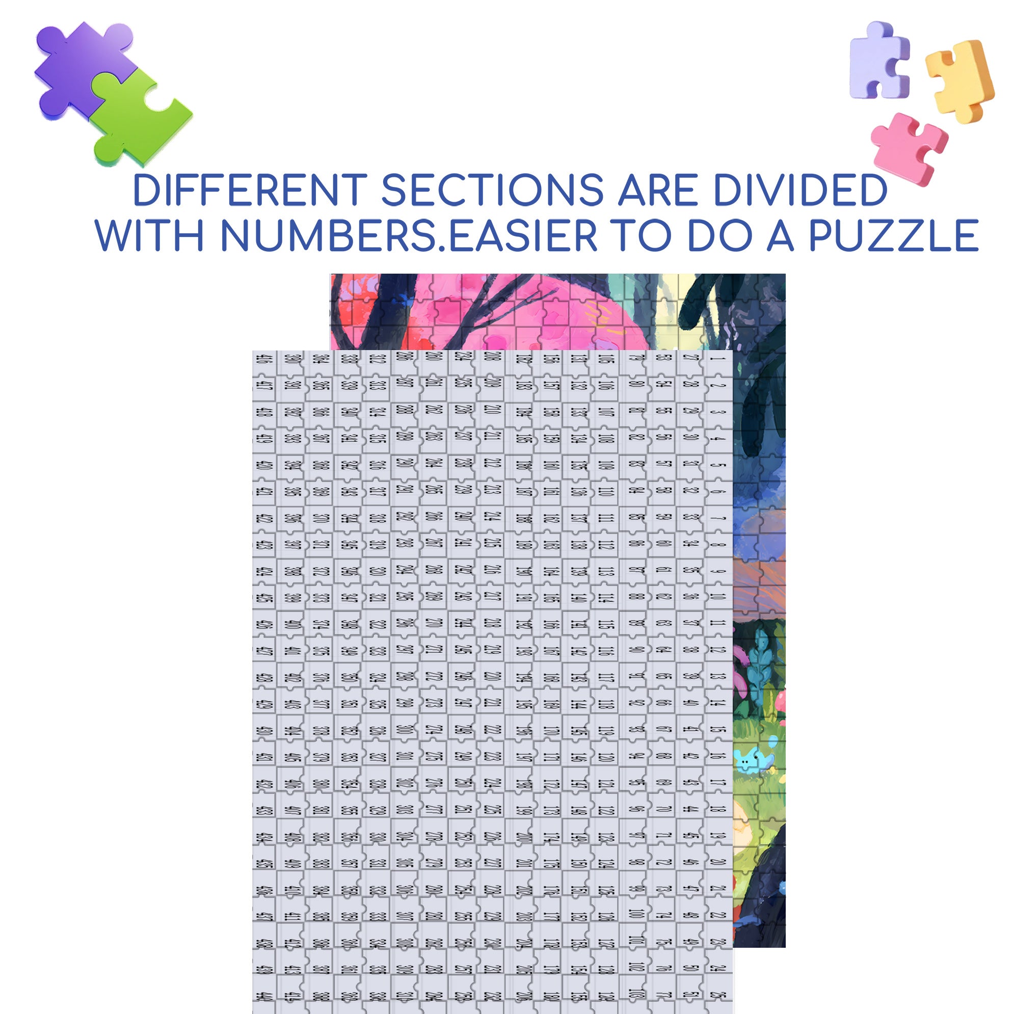 Toast King 500pcs/1000pcs Jigsaw Puzzle, Scratch-Resistant, Interactive Family Game & Brain-Boosting DIY Decor, Perfect for Halloween, Christmas & New Year Gifts, Family Puzzle Game