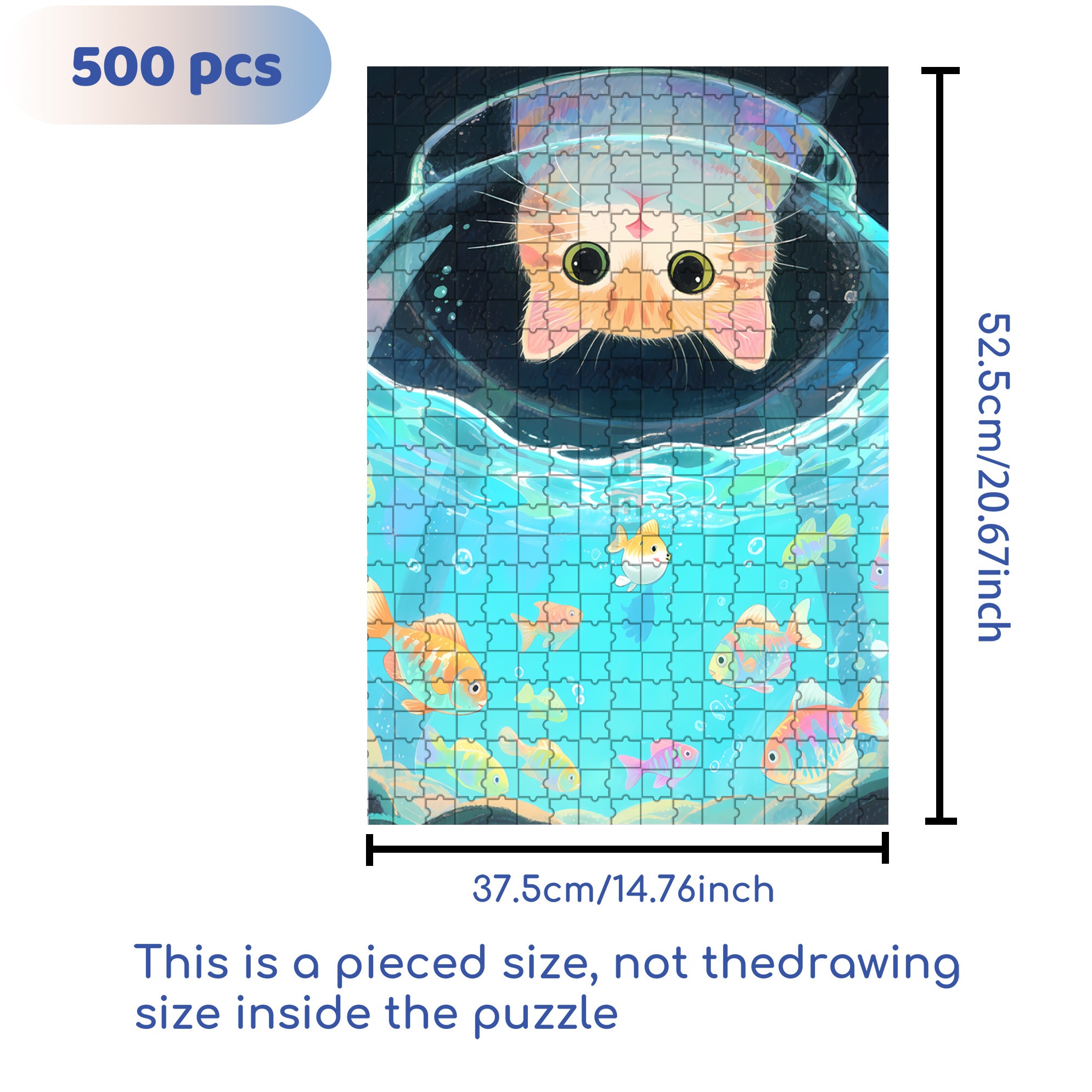What Are You Thinking About 500pcs/1000pcs Jigsaw Puzzle, Scratch-Resistant, Interactive Family Game & Brain-Boosting DIY Decor, Perfect for Halloween, Christmas & New Year Gifts, Family Puzzle Game
