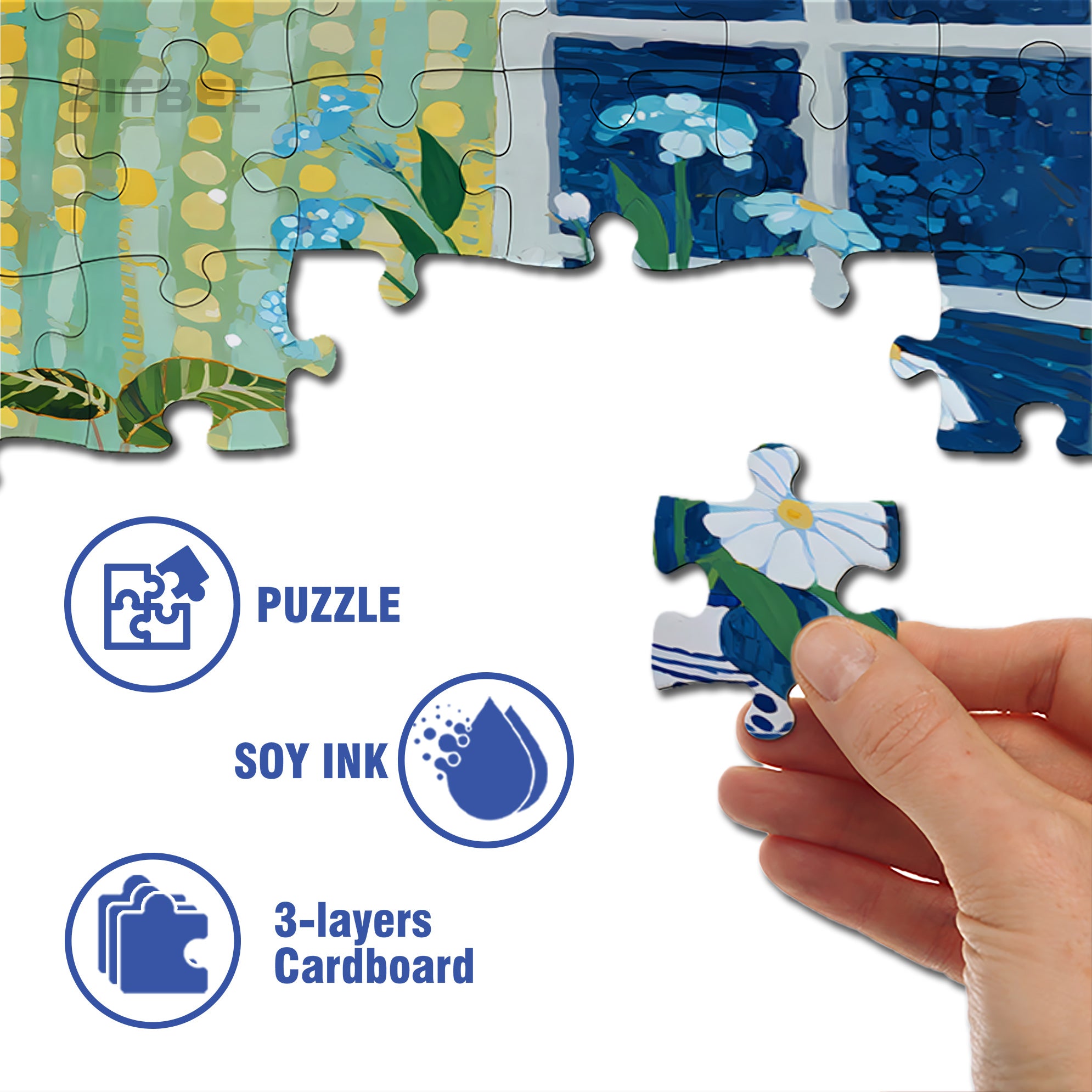 A Corner Of The House 500pcs/1000pcs Jigsaw Puzzle, Scratch-Resistant, Interactive Family Game & Brain-Boosting DIY Decor, Perfect for Halloween, Christmas & New Year Gifts, Family Puzzle Game