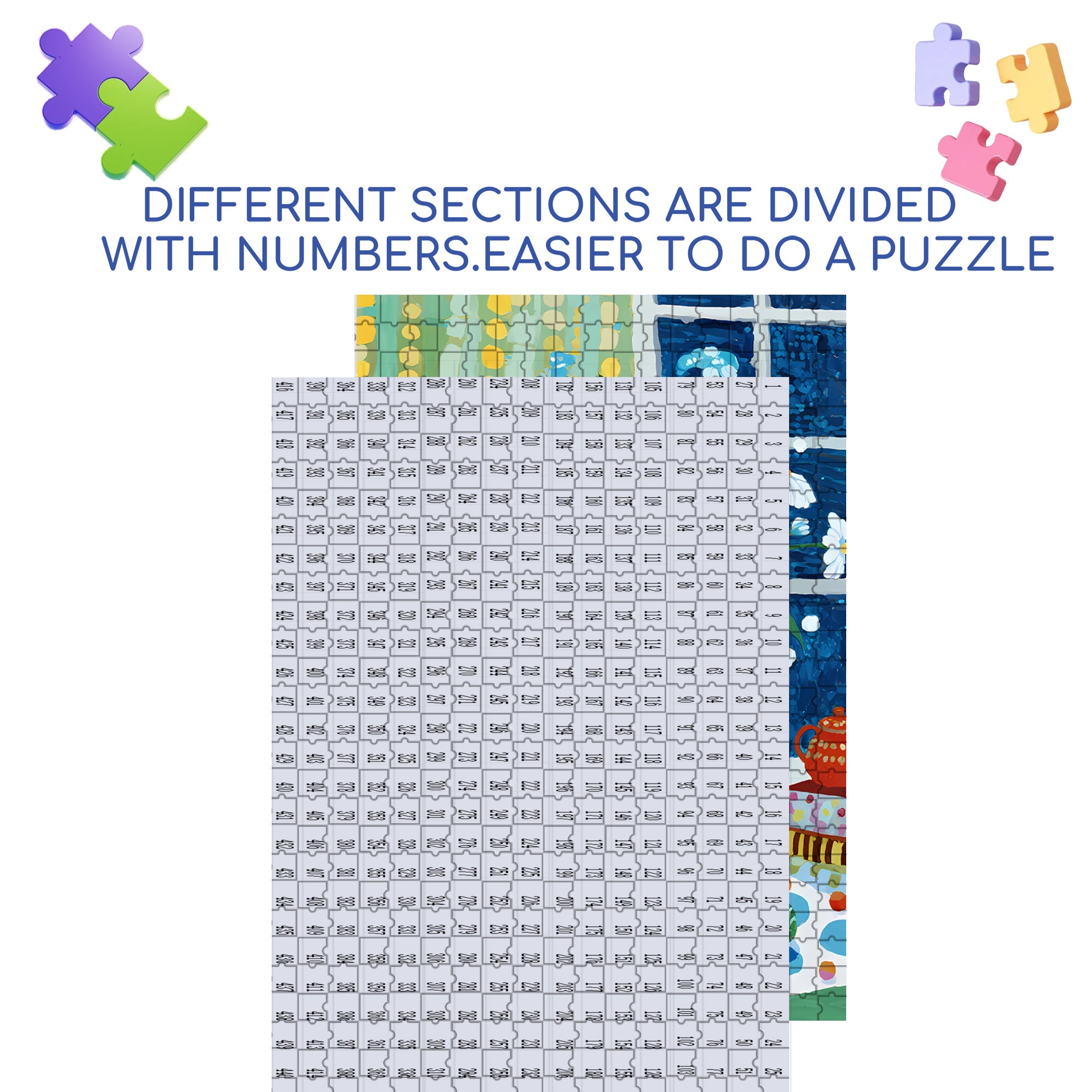 A Corner Of The House 500pcs/1000pcs Jigsaw Puzzle, Scratch-Resistant, Interactive Family Game & Brain-Boosting DIY Decor, Perfect for Halloween, Christmas & New Year Gifts, Family Puzzle Game