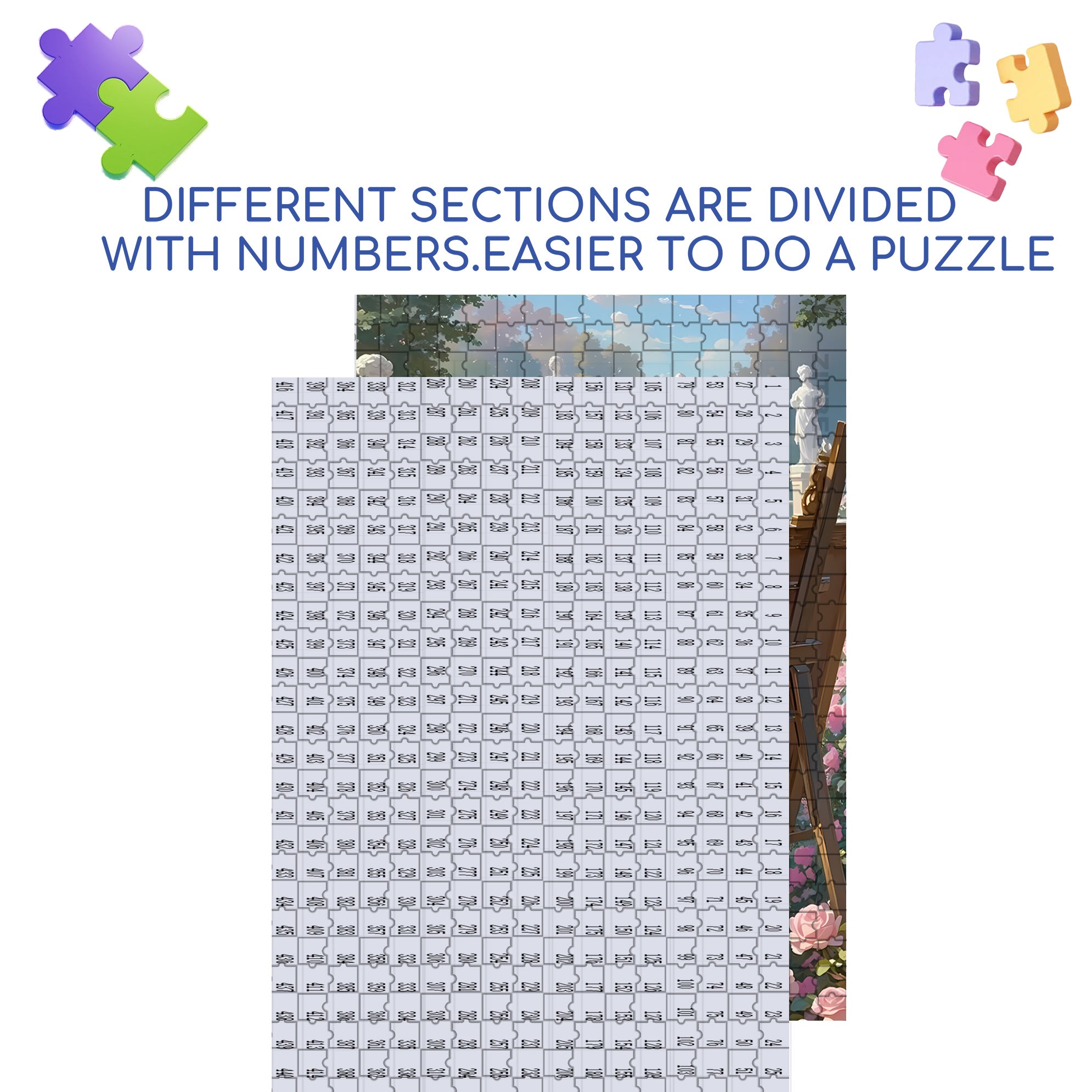Beautiful Woman Painting Oil Paintings 500pcs/1000pcs Jigsaw Puzzle, Scratch-Resistant, Interactive Family Game & Brain-Boosting DIY Decor, Perfect for Halloween, Christmas & New Year Gifts, Family Puzzle Game