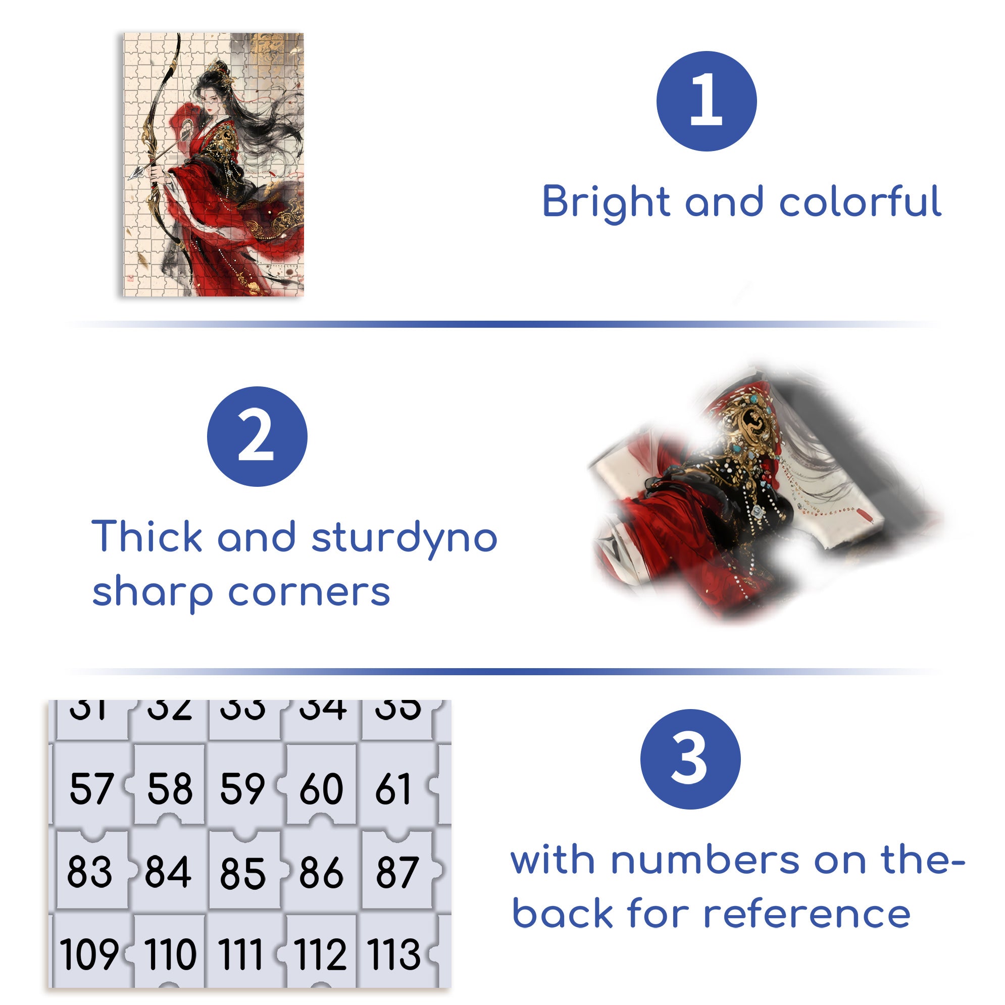 Bow Drawing 500pcs/1000pcs Jigsaw Puzzle, Scratch-Resistant, Interactive Family Game & Brain-Boosting DIY Decor, Perfect for Halloween, Christmas & New Year Gifts, Family Puzzle Game