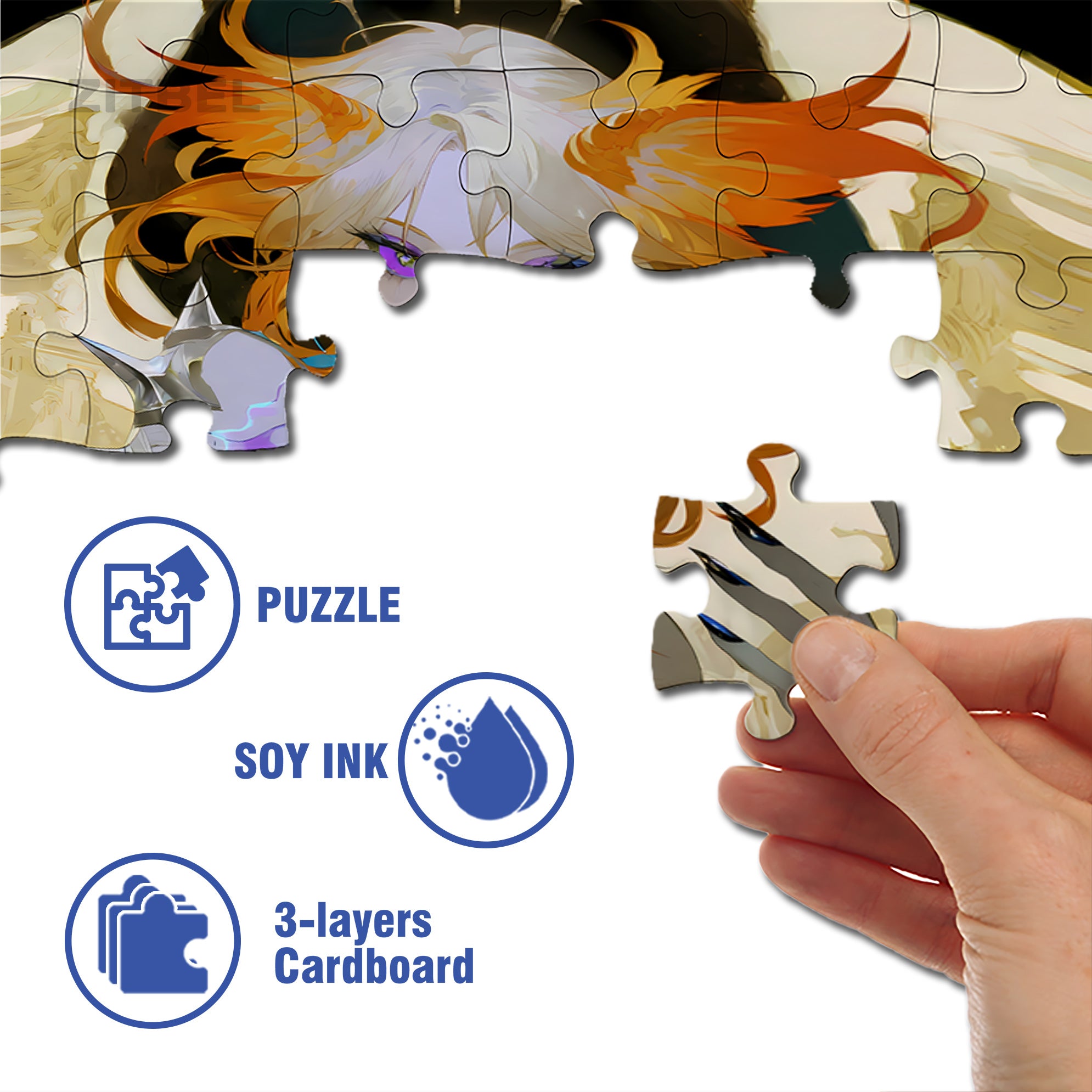 Dark Queen 500pcs/1000pcs Jigsaw Puzzle, Scratch-Resistant, Interactive Family Game & Brain-Boosting DIY Decor, Perfect for Halloween, Christmas & New Year Gifts, Family Puzzle Game
