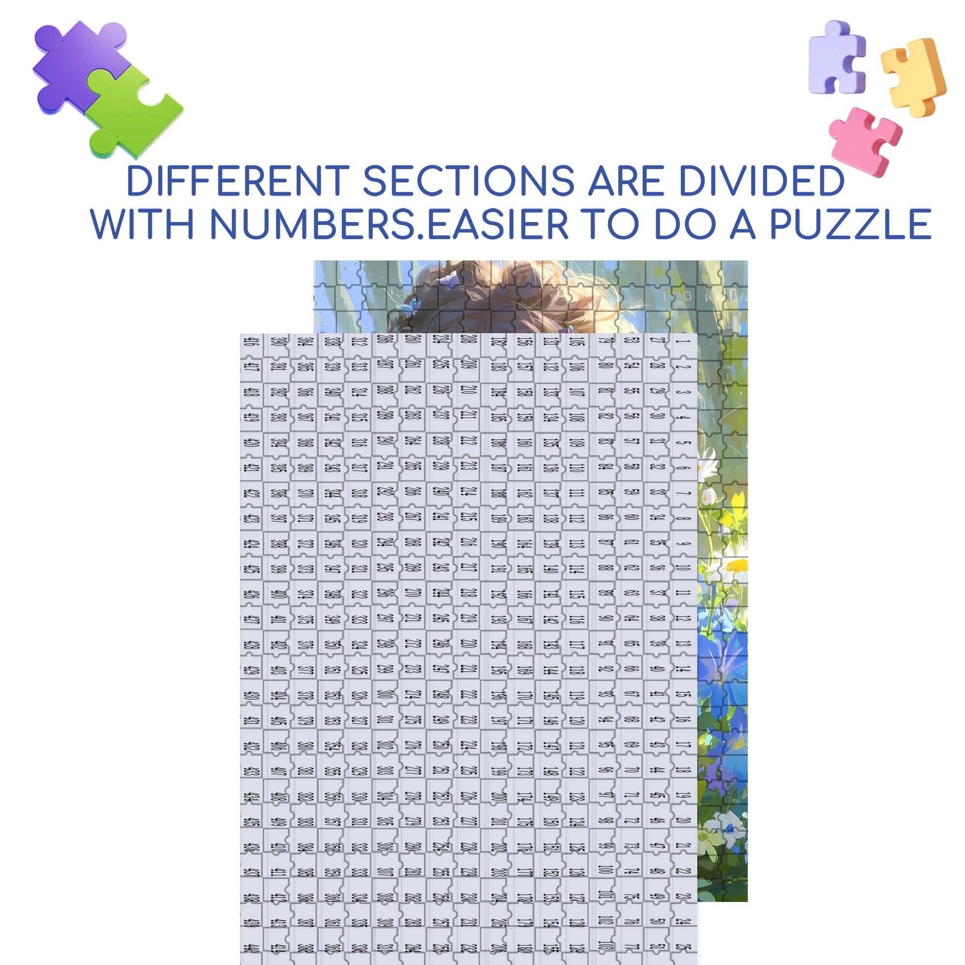 Exquisite Dress 500pcs/1000pcs Jigsaw Puzzle, Scratch-Resistant, Interactive Family Game & Brain-Boosting DIY Decor, Perfect for Halloween, Christmas & New Year Gifts, Family Puzzle Game