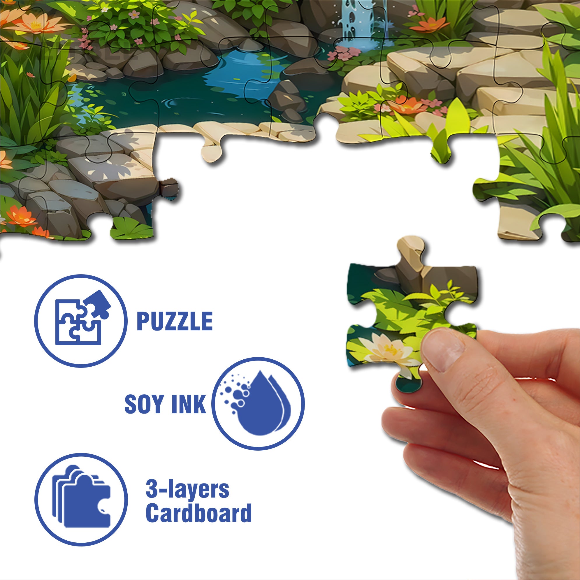 Free And Easy 500pcs/1000pcs Jigsaw Puzzle, Scratch-Resistant, Interactive Family Game & Brain-Boosting DIY Decor, Perfect for Halloween, Christmas & New Year Gifts, Family Puzzle Game