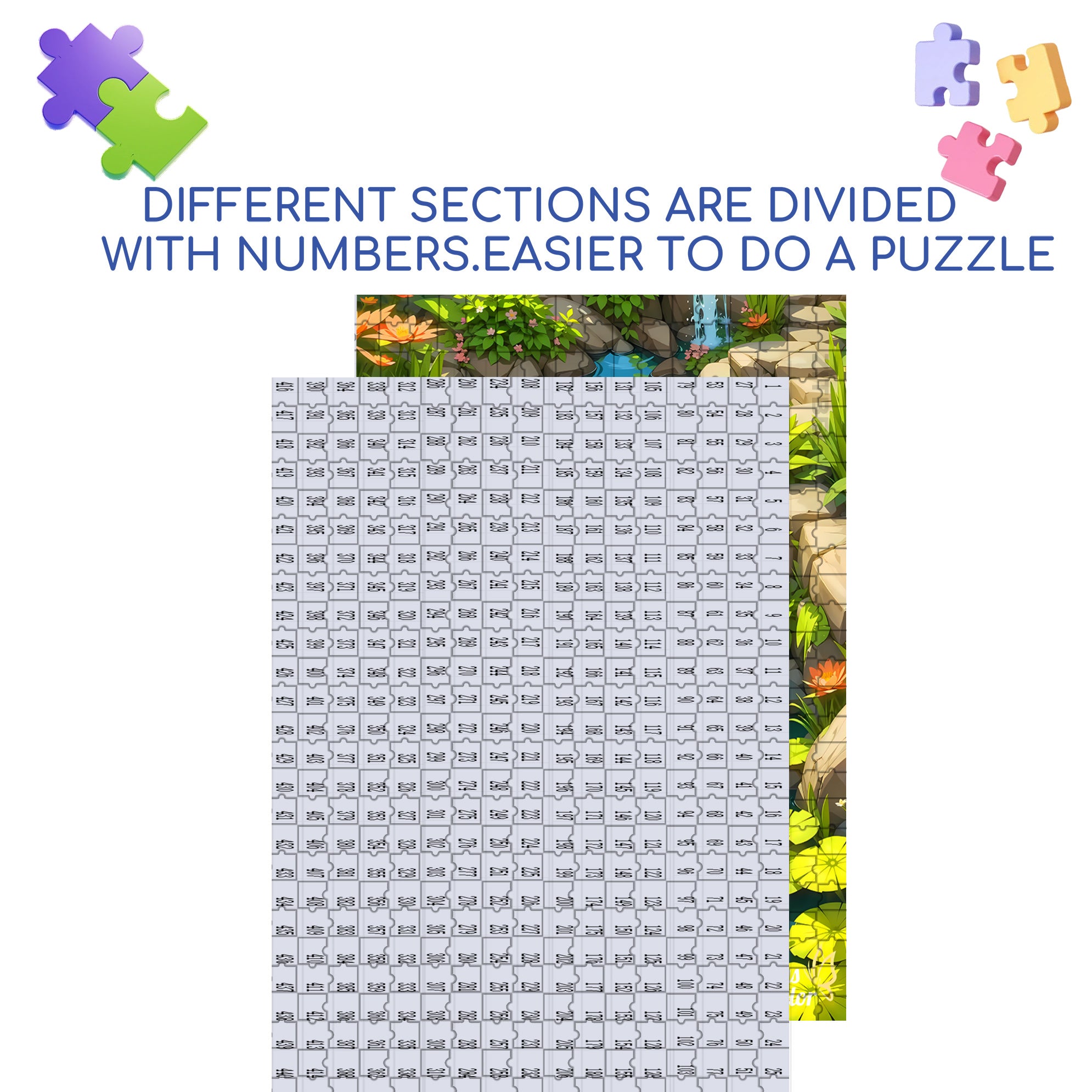 Free And Easy 500pcs/1000pcs Jigsaw Puzzle, Scratch-Resistant, Interactive Family Game & Brain-Boosting DIY Decor, Perfect for Halloween, Christmas & New Year Gifts, Family Puzzle Game