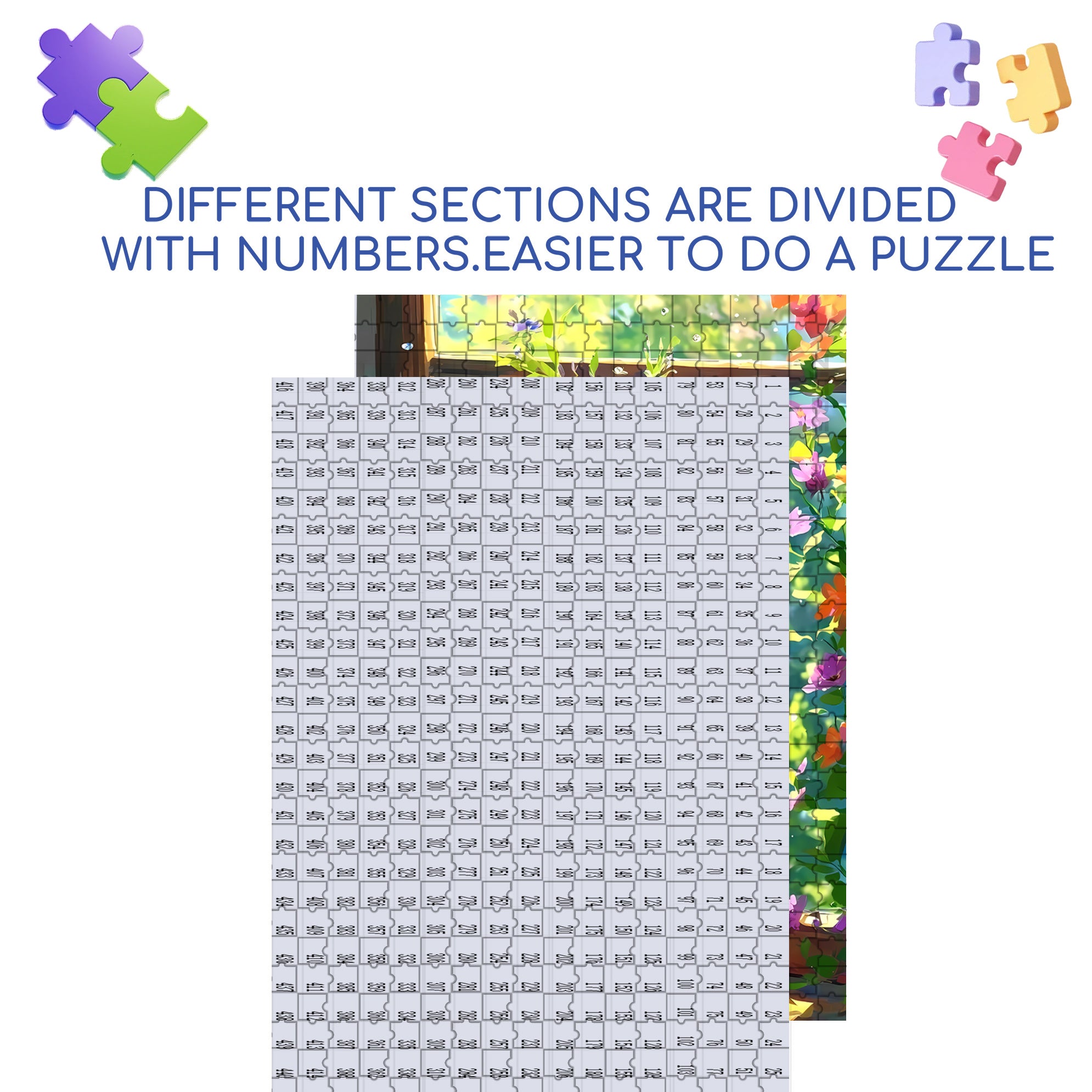 Goldfish 500pcs/1000pcs Jigsaw Puzzle, Scratch-Resistant, Interactive Family Game & Brain-Boosting DIY Decor, Perfect for Halloween, Christmas & New Year Gifts, Family Puzzle Game