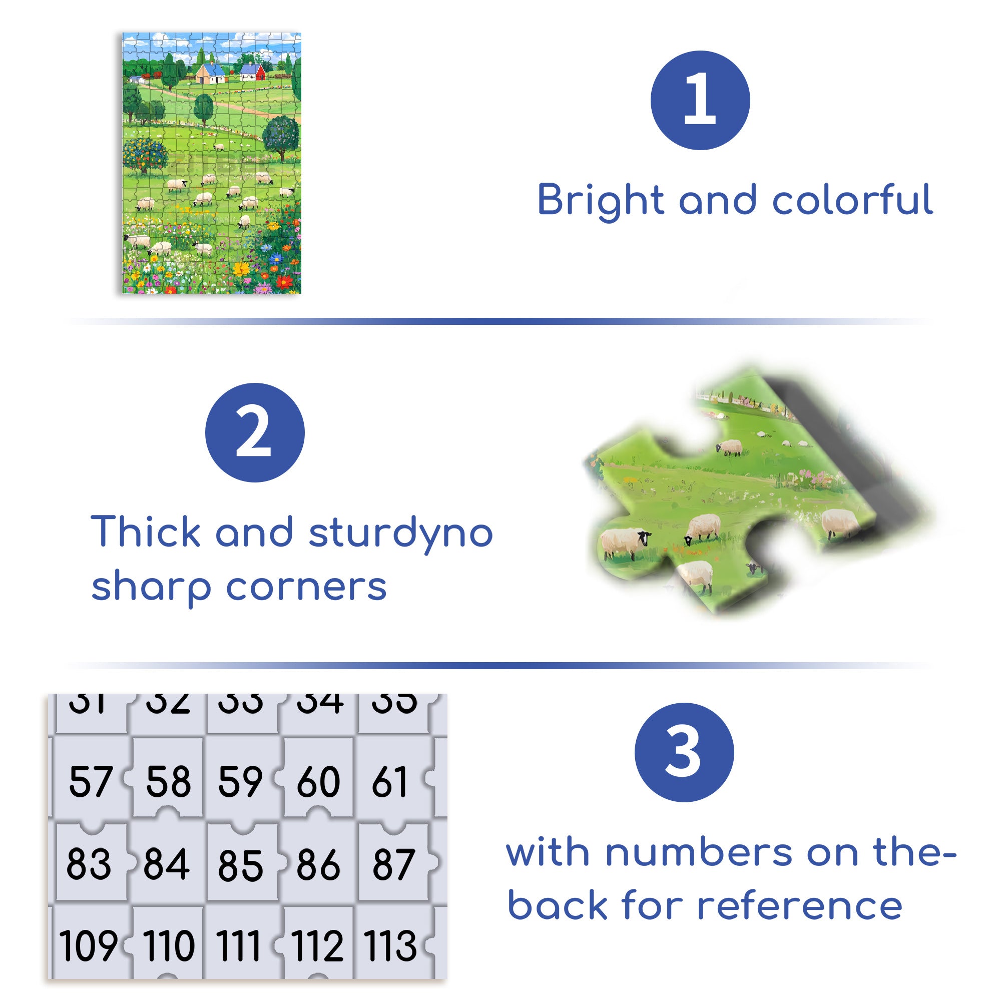Grandpa's Farm 500pcs/1000pcs Jigsaw Puzzle, Scratch-Resistant, Interactive Family Game & Brain-Boosting DIY Decor, Perfect for Halloween, Christmas & New Year Gifts, Family Puzzle Game