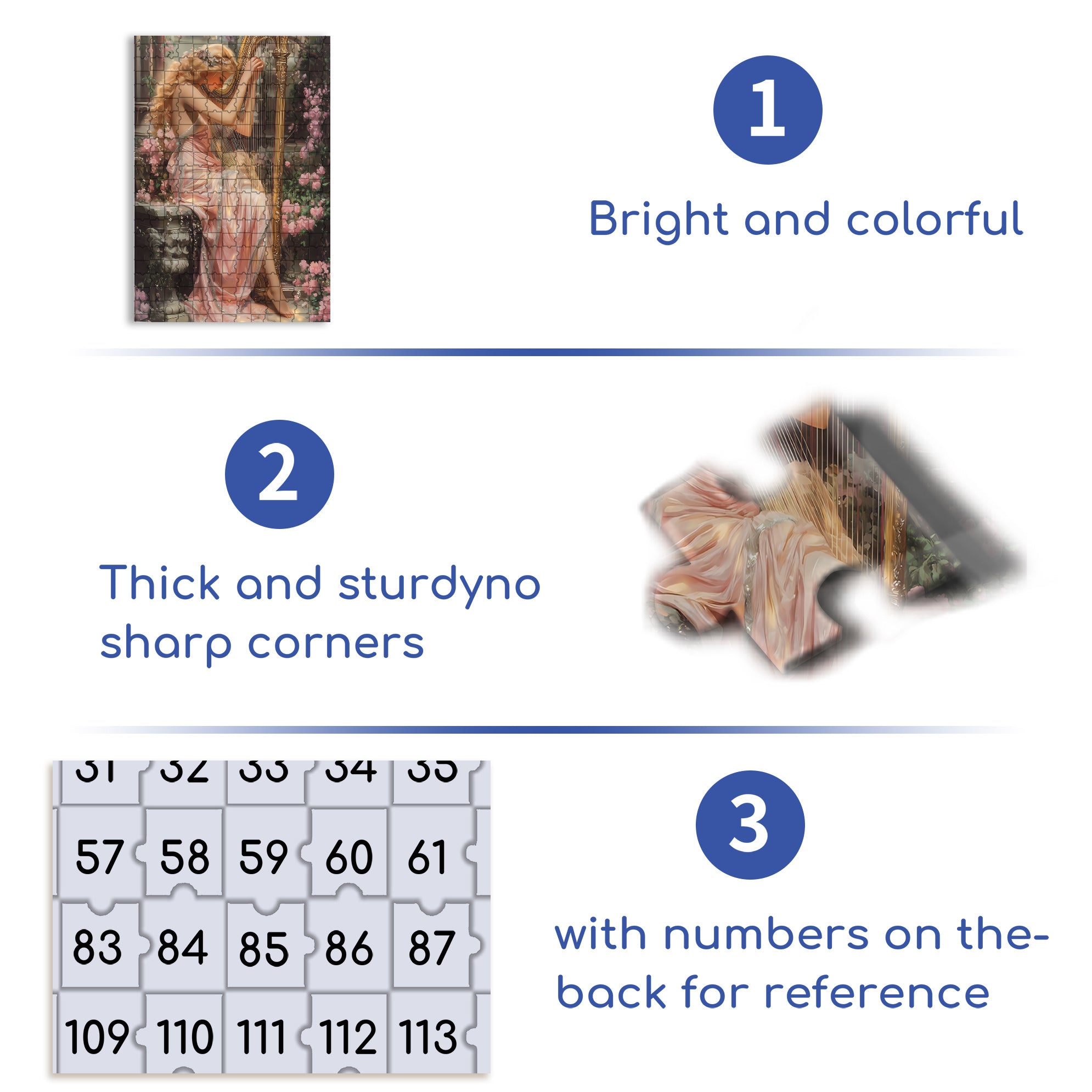 Nature's Sound 500pcs/1000pcs Jigsaw Puzzle, Scratch-Resistant, Interactive Family Game & Brain-Boosting DIY Decor, Perfect for Halloween, Christmas & New Year Gifts, Family Puzzle Game