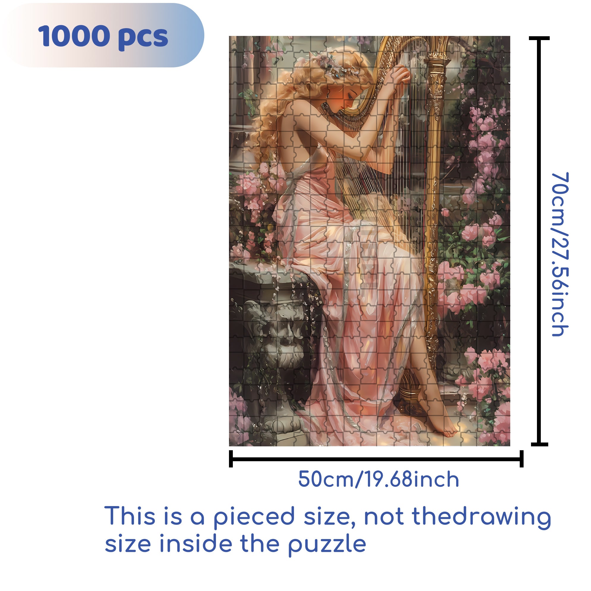 Nature's Sound 500pcs/1000pcs Jigsaw Puzzle, Scratch-Resistant, Interactive Family Game & Brain-Boosting DIY Decor, Perfect for Halloween, Christmas & New Year Gifts, Family Puzzle Game
