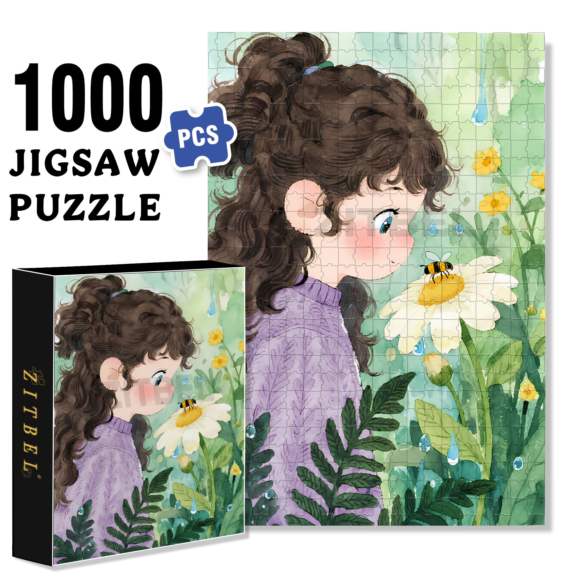 Observe Carefully 500pcs/1000pcs Jigsaw Puzzle, Scratch-Resistant, Interactive Family Game & Brain-Boosting DIY Decor, Perfect for Halloween, Christmas & New Year Gifts, Family Puzzle Game