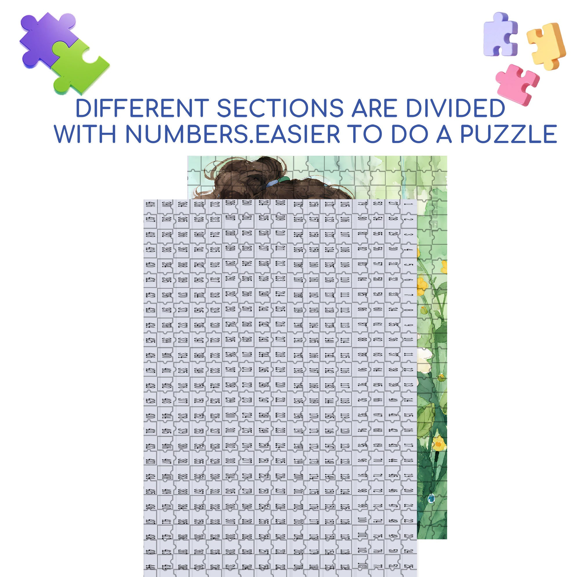 Observe Carefully 500pcs/1000pcs Jigsaw Puzzle, Scratch-Resistant, Interactive Family Game & Brain-Boosting DIY Decor, Perfect for Halloween, Christmas & New Year Gifts, Family Puzzle Game
