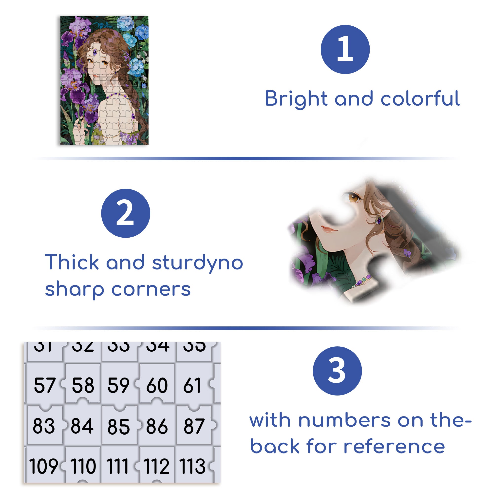 Pretty 500pcs/1000pcs Jigsaw Puzzle, Scratch-Resistant, Interactive Family Game & Brain-Boosting DIY Decor, Perfect for Halloween, Christmas & New Year Gifts, Family Puzzle Game