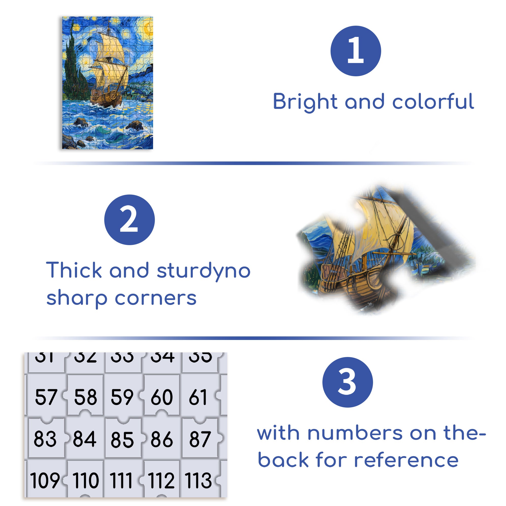 Riding The Wind And Waves 500pcs/1000pcs Jigsaw Puzzle, Scratch-Resistant, Interactive Family Game & Brain-Boosting DIY Decor, Perfect for Halloween, Christmas & New Year Gifts, Family Puzzle Game