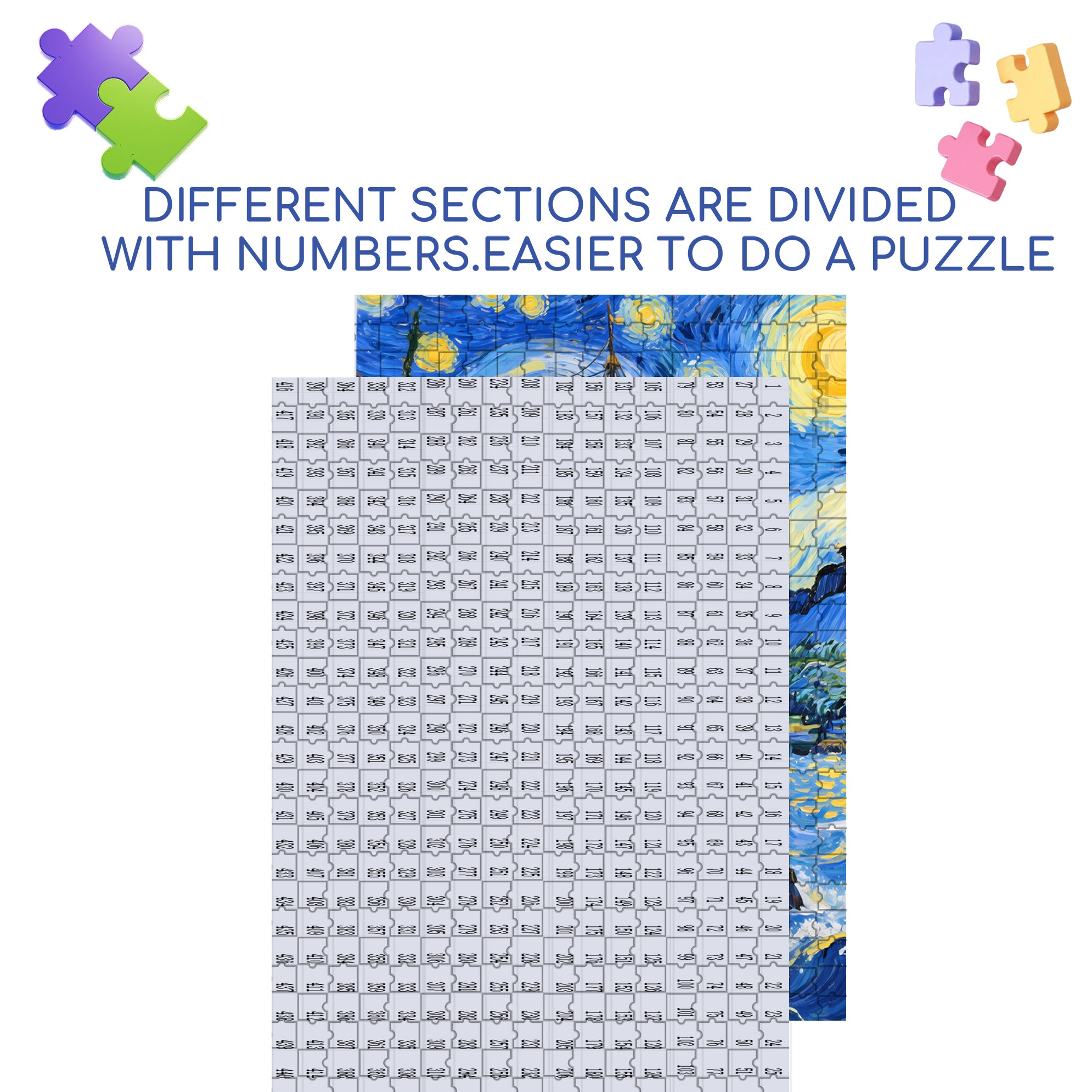 Riding The Wind And Waves 500pcs/1000pcs Jigsaw Puzzle, Scratch-Resistant, Interactive Family Game & Brain-Boosting DIY Decor, Perfect for Halloween, Christmas & New Year Gifts, Family Puzzle Game