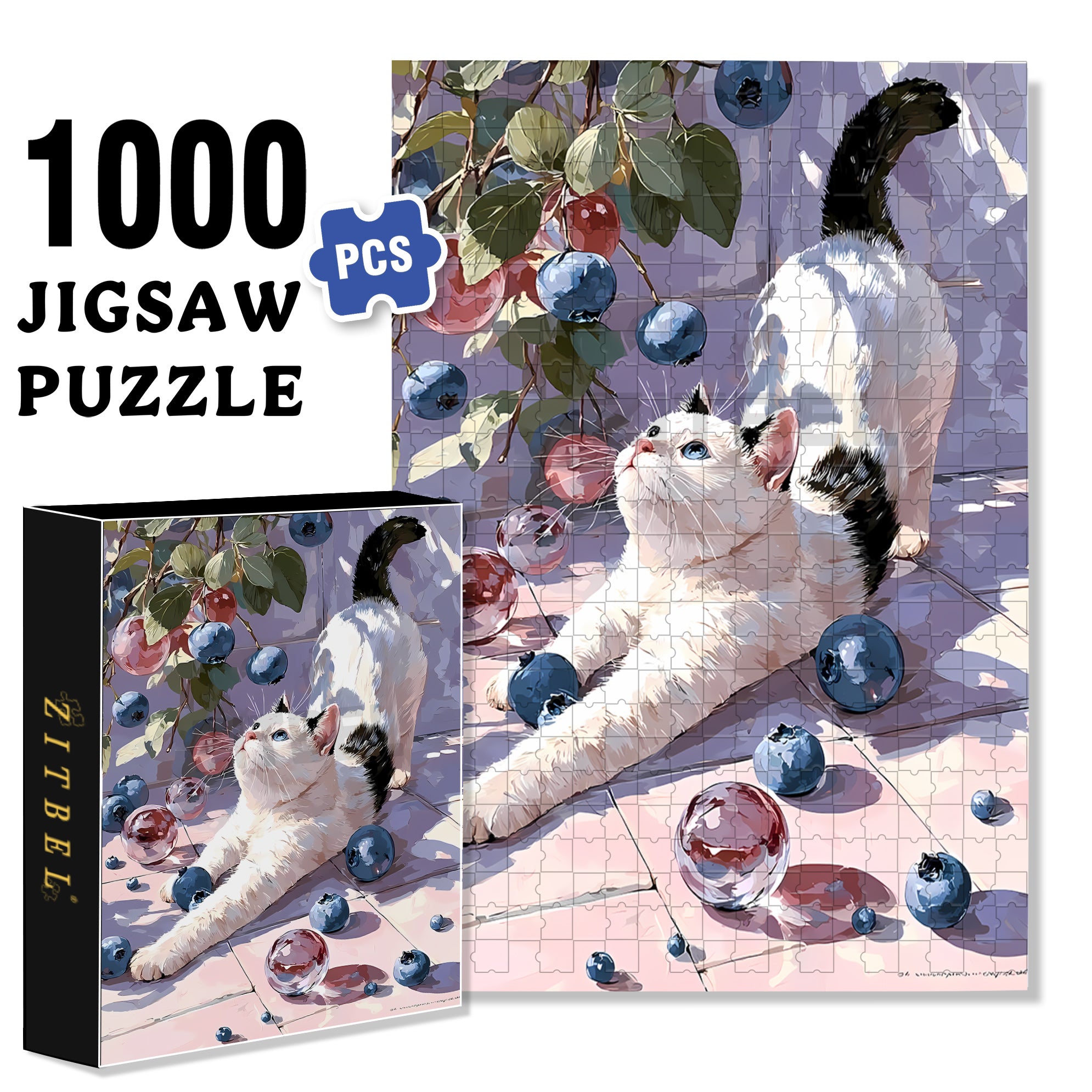 Stretch 500pcs/1000pcs Jigsaw Puzzle, Scratch-Resistant, Interactive Family Game & Brain-Boosting DIY Decor, Perfect for Halloween, Christmas & New Year Gifts, Family Puzzle Game