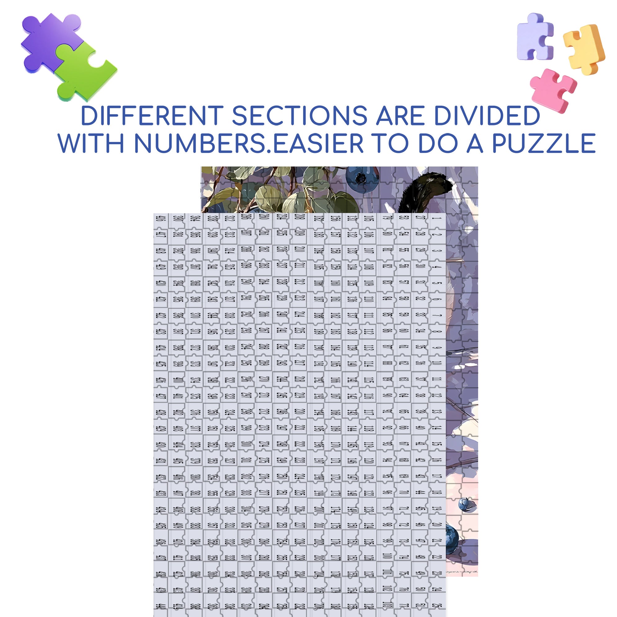 Stretch 500pcs/1000pcs Jigsaw Puzzle, Scratch-Resistant, Interactive Family Game & Brain-Boosting DIY Decor, Perfect for Halloween, Christmas & New Year Gifts, Family Puzzle Game