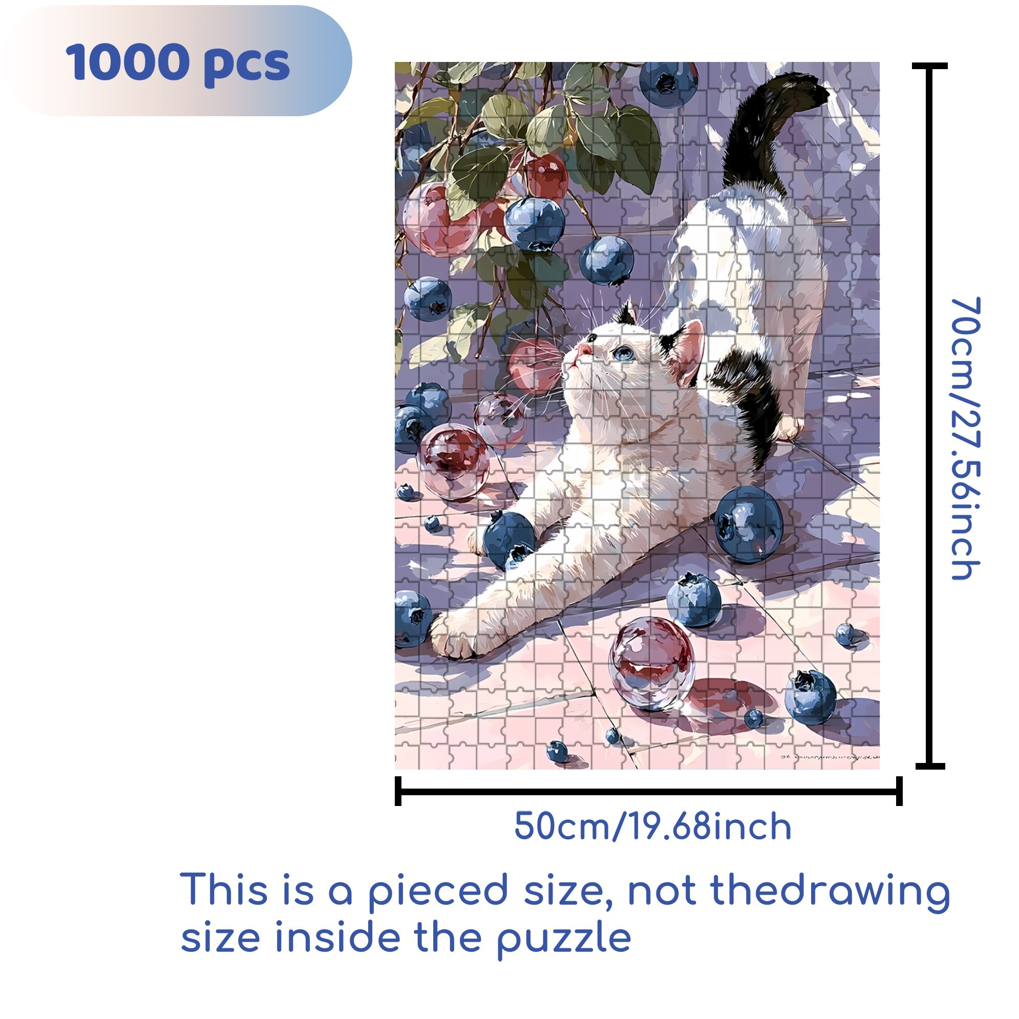Stretch 500pcs/1000pcs Jigsaw Puzzle, Scratch-Resistant, Interactive Family Game & Brain-Boosting DIY Decor, Perfect for Halloween, Christmas & New Year Gifts, Family Puzzle Game