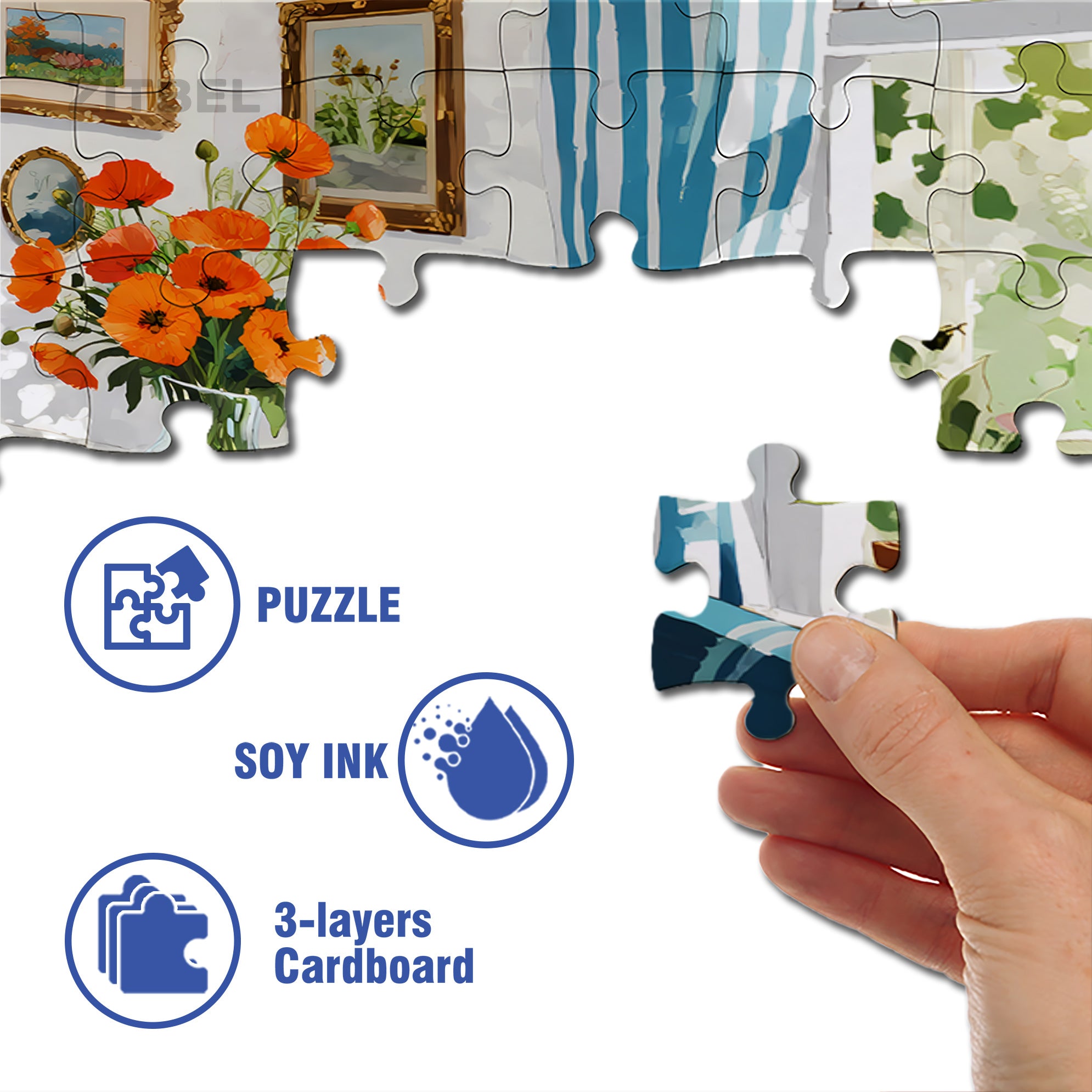 Sweet Home 500pcs/1000pcs Jigsaw Puzzle, Scratch-Resistant, Interactive Family Game & Brain-Boosting DIY Decor, Perfect for Halloween, Christmas & New Year Gifts, Family Puzzle Game