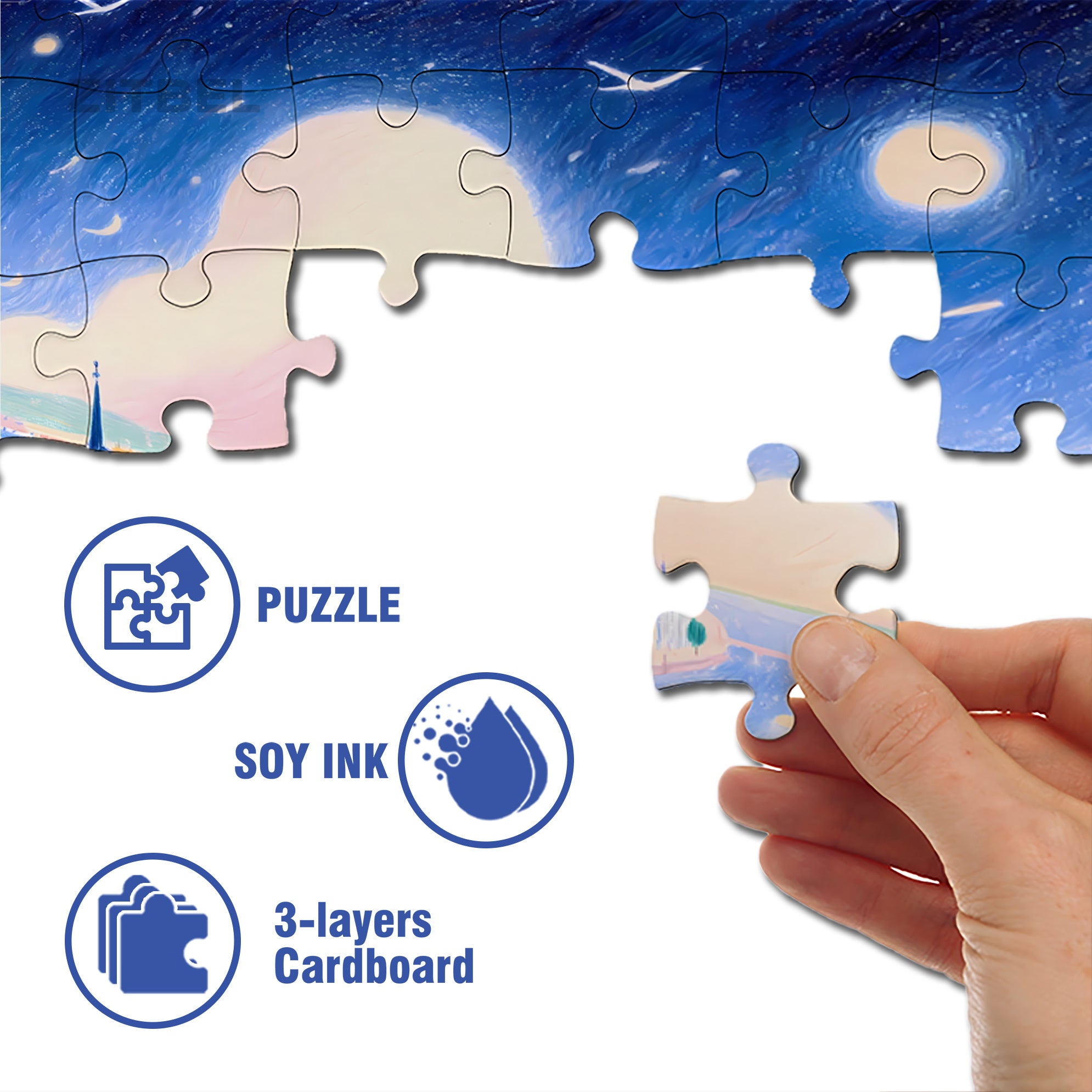 Budapest 500pcs/1000pcs Jigsaw Puzzle, Scratch-Resistant, Interactive Family Game & Brain-Boosting DIY Decor, Perfect for Halloween, Christmas & New Year Gifts, Family Puzzle Game