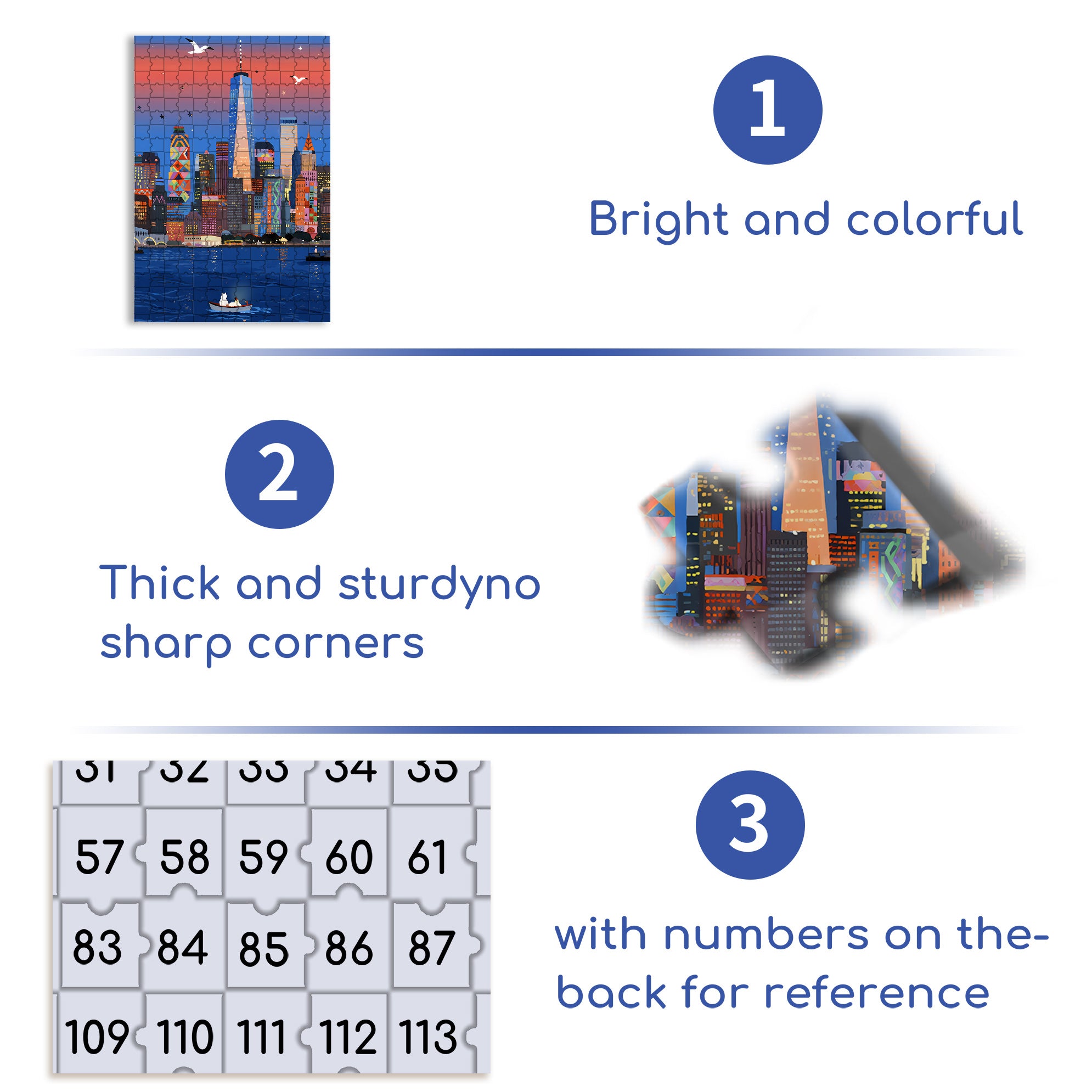 City Memory 500pcs/1000pcs Jigsaw Puzzle, Scratch-Resistant, Interactive Family Game & Brain-Boosting DIY Decor, Perfect for Halloween, Christmas & New Year Gifts, Family Puzzle Game