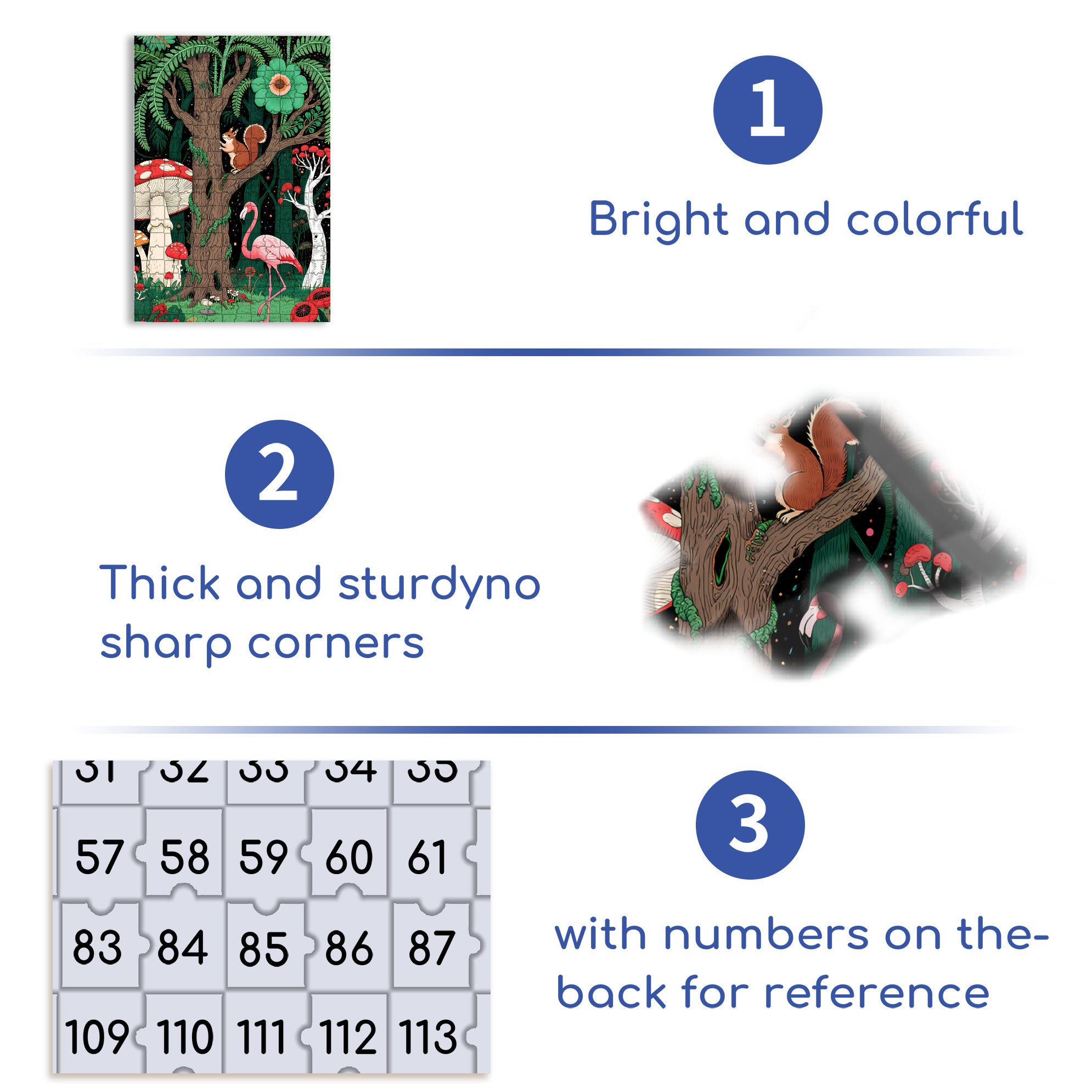 Fantasy Forest 500pcs/1000pcs Jigsaw Puzzle, Scratch-Resistant, Interactive Family Game & Brain-Boosting DIY Decor, Perfect for Halloween, Christmas & New Year Gifts, Family Puzzle Game