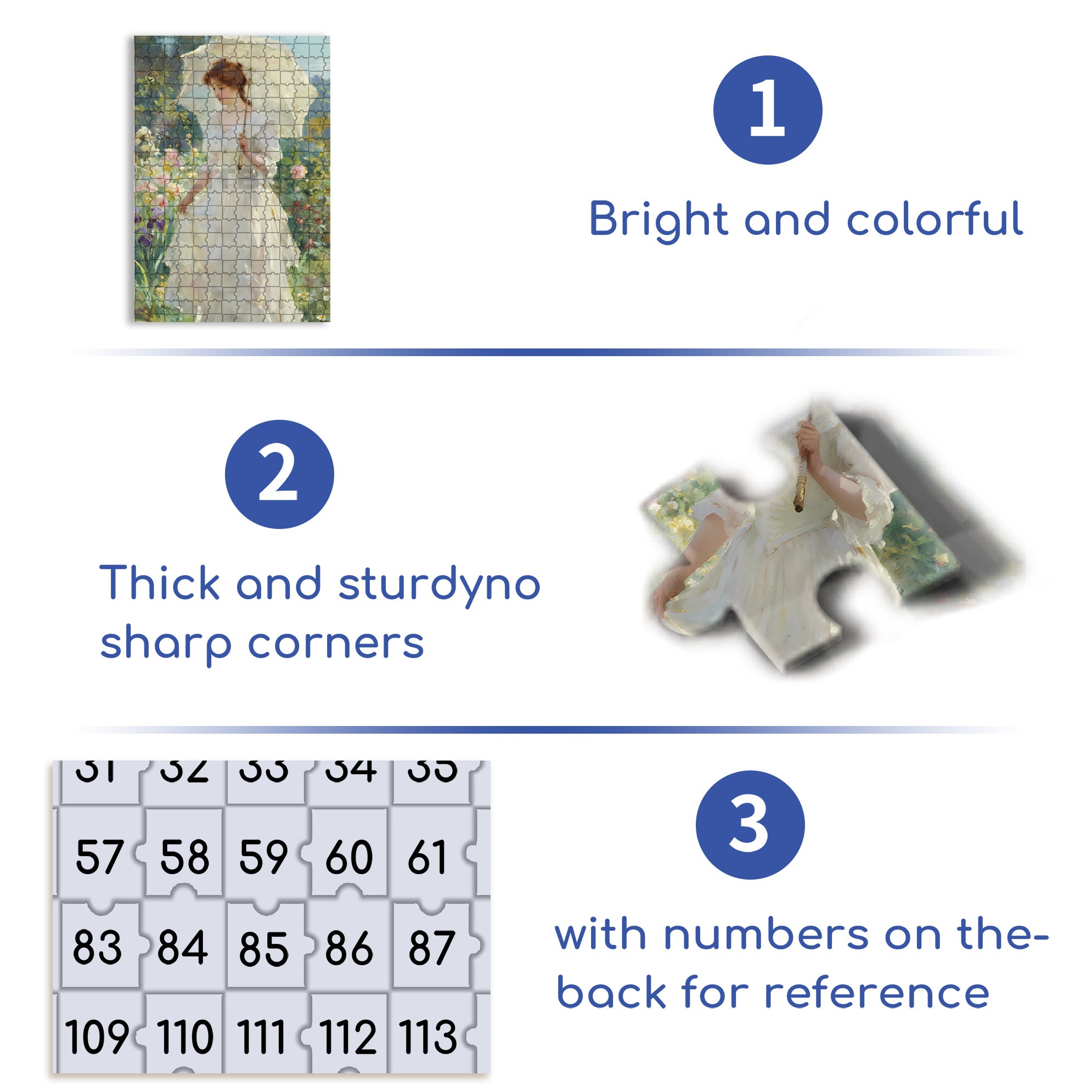 Lady 500pcs/1000pcs Jigsaw Puzzle, Scratch-Resistant, Interactive Family Game & Brain-Boosting DIY Decor, Perfect for Halloween, Christmas & New Year Gifts, Family Puzzle Game
