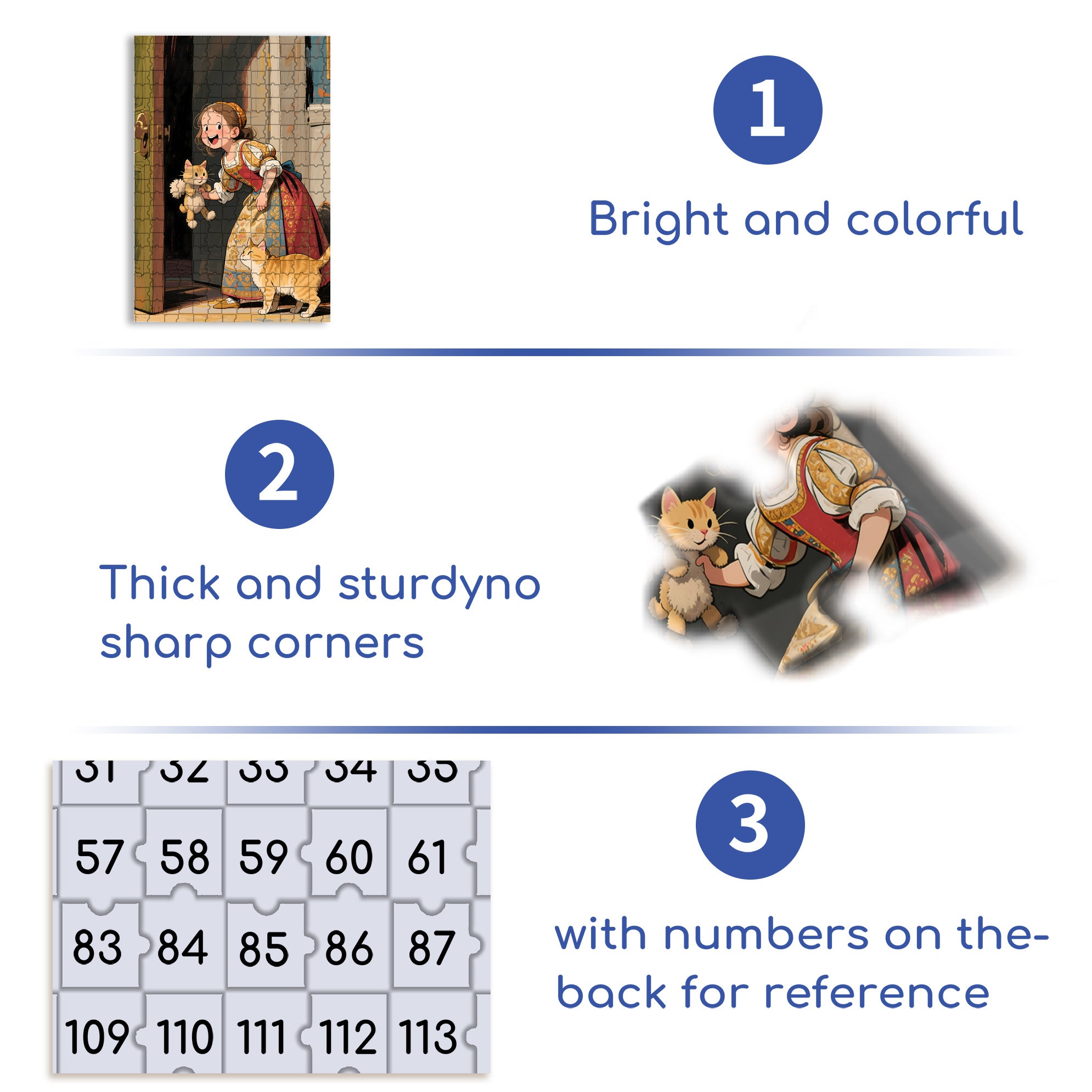 Let Me Take A Look 500pcs/1000pcs Jigsaw Puzzle, Scratch-Resistant, Interactive Family Game & Brain-Boosting DIY Decor, Perfect for Halloween, Christmas & New Year Gifts, Family Puzzle Game