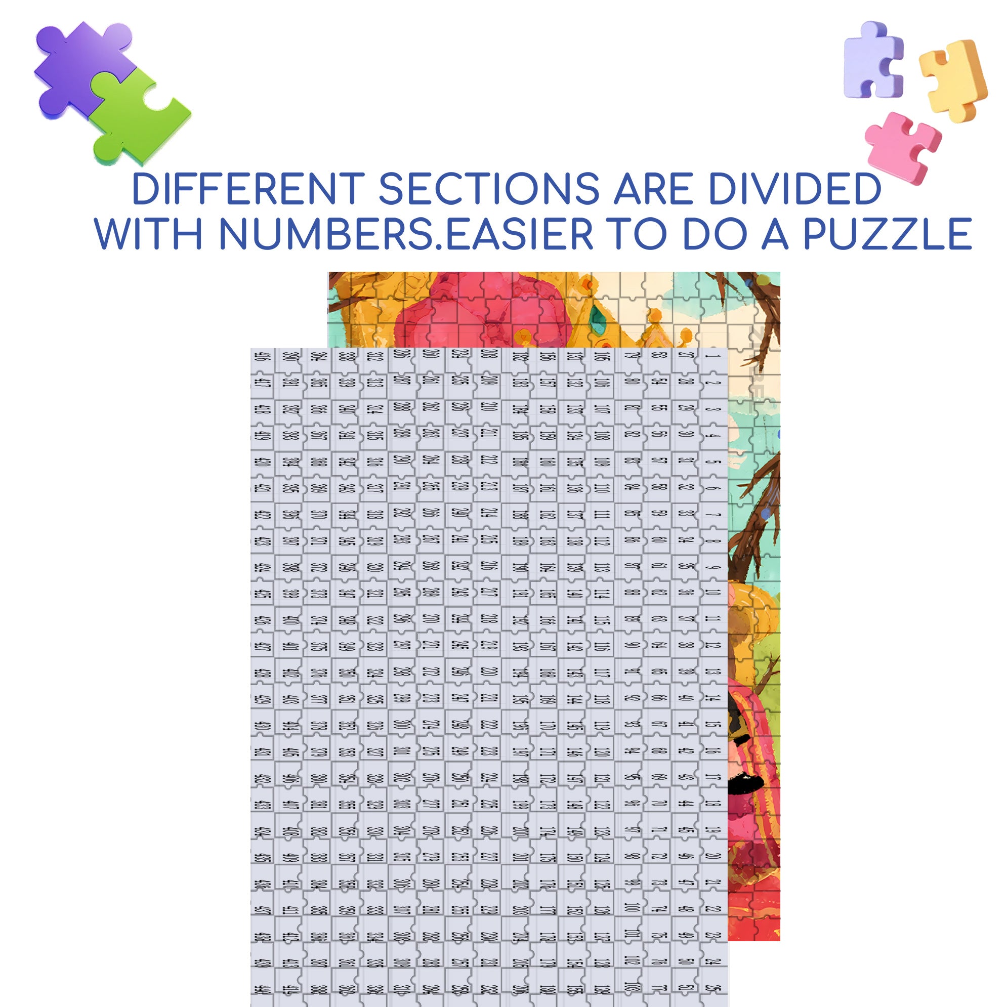 Little King 500pcs/1000pcs Jigsaw Puzzle, Scratch-Resistant, Interactive Family Game & Brain-Boosting DIY Decor, Perfect for Halloween, Christmas & New Year Gifts, Family Puzzle Game