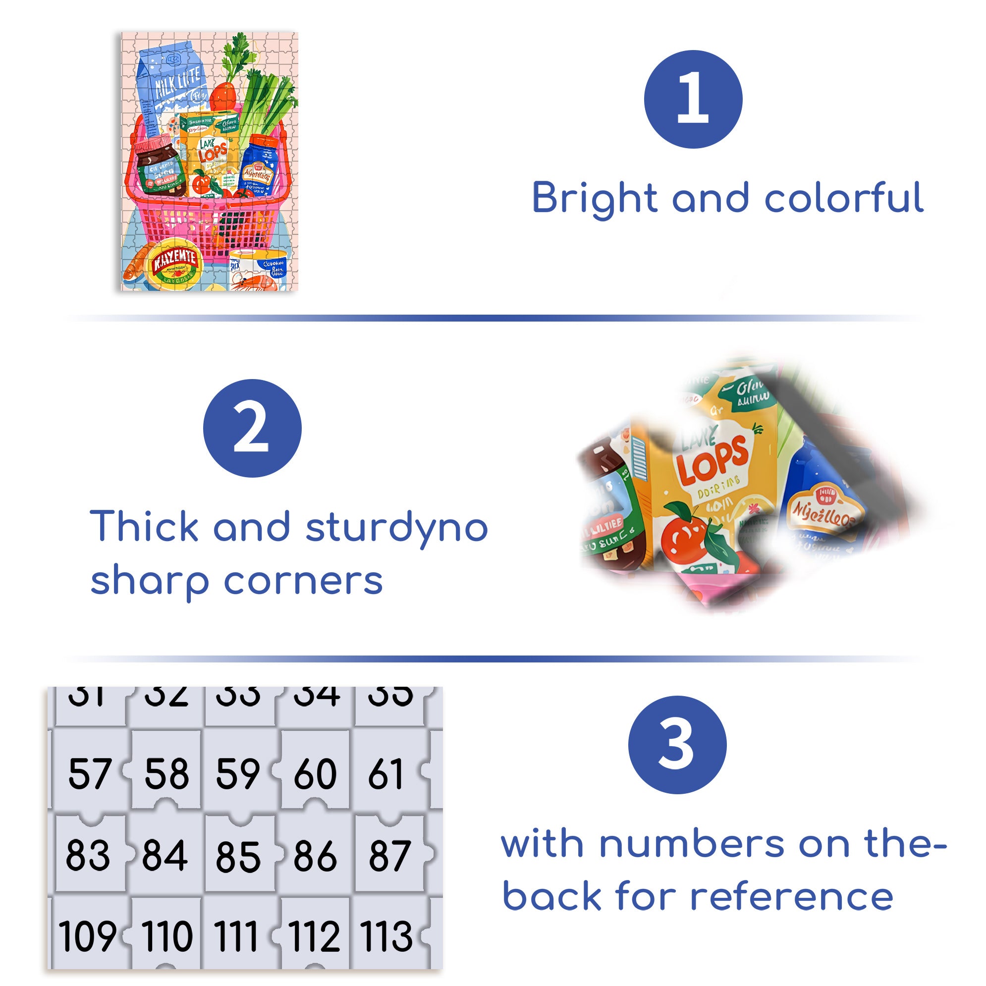 Shopping Cart 500pcs/1000pcs Jigsaw Puzzle, Scratch-Resistant, Interactive Family Game & Brain-Boosting DIY Decor, Perfect for Halloween, Christmas & New Year Gifts, Family Puzzle Game