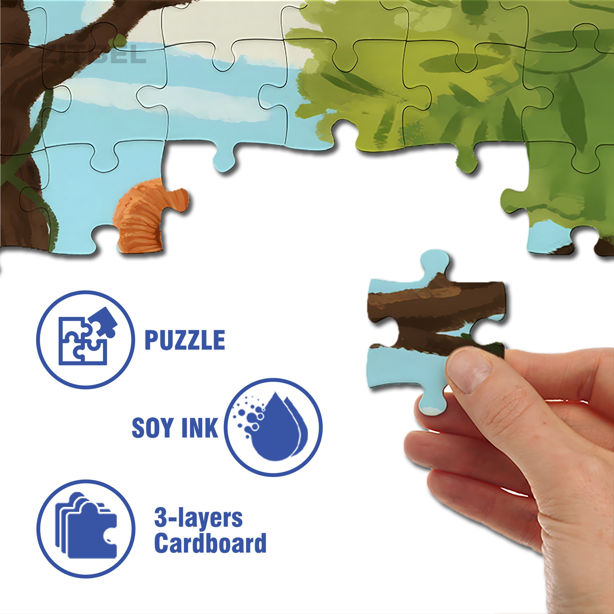 Snails 500pcs/1000pcs Jigsaw Puzzle, Scratch-Resistant, Interactive Family Game & Brain-Boosting DIY Decor, Perfect for Halloween, Christmas & New Year Gifts, Family Puzzle Game