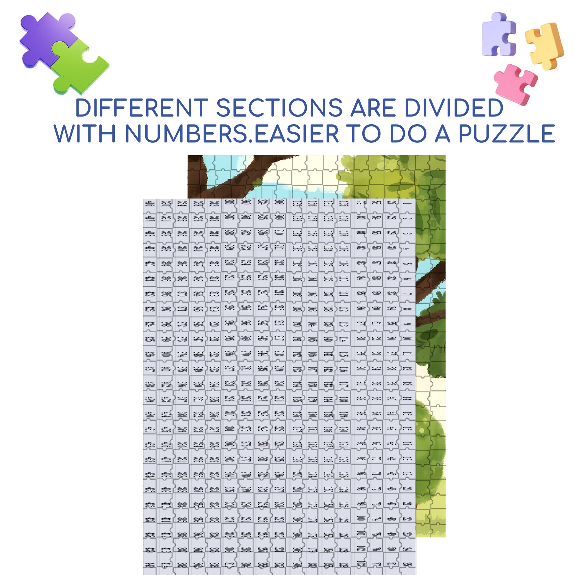 Snails 500pcs/1000pcs Jigsaw Puzzle, Scratch-Resistant, Interactive Family Game & Brain-Boosting DIY Decor, Perfect for Halloween, Christmas & New Year Gifts, Family Puzzle Game