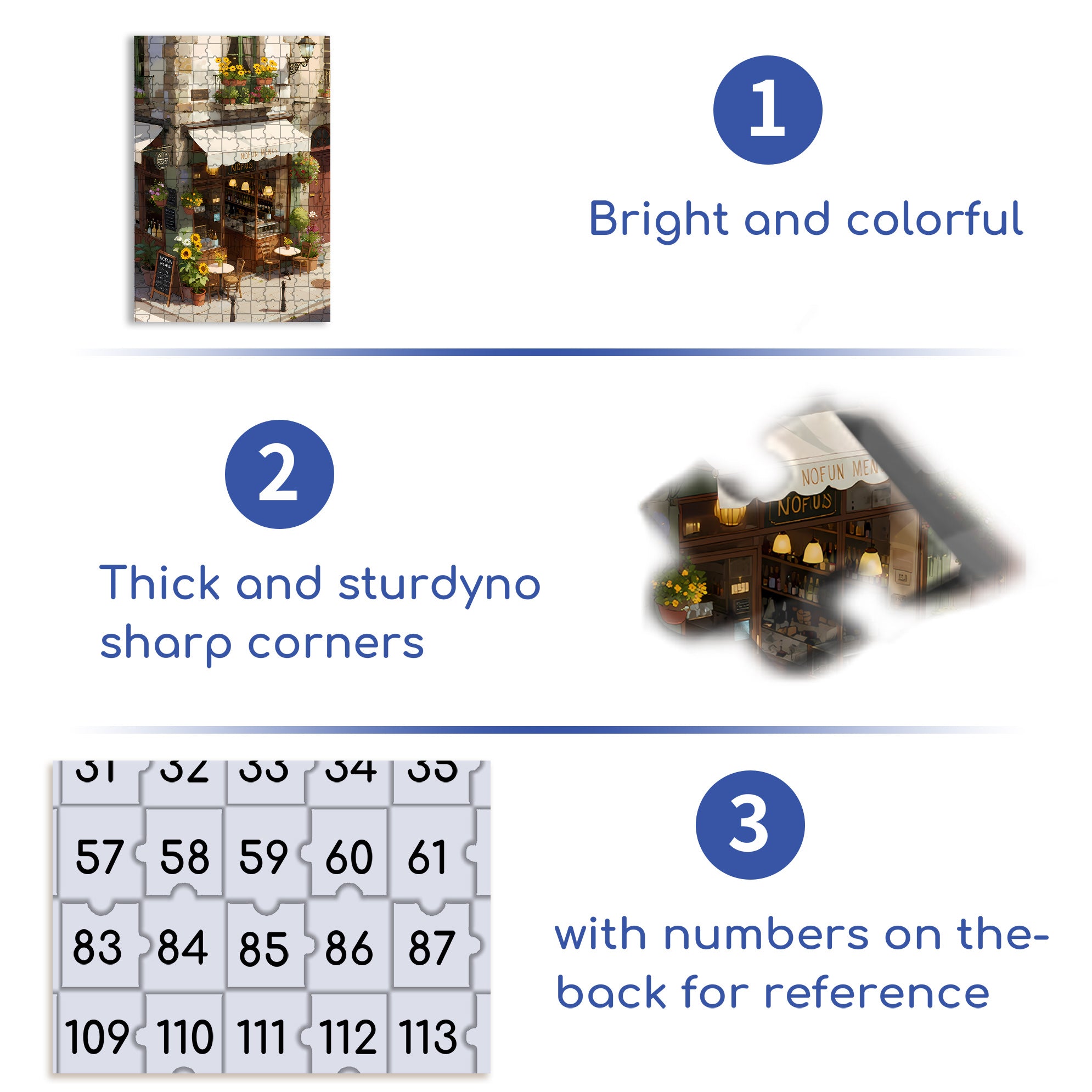 Sunflowers On The Street Corner 500pcs/1000pcs Jigsaw Puzzle, Scratch-Resistant, Interactive Family Game & Brain-Boosting DIY Decor, Perfect for Halloween, Christmas & New Year Gifts, Family Puzzle Game