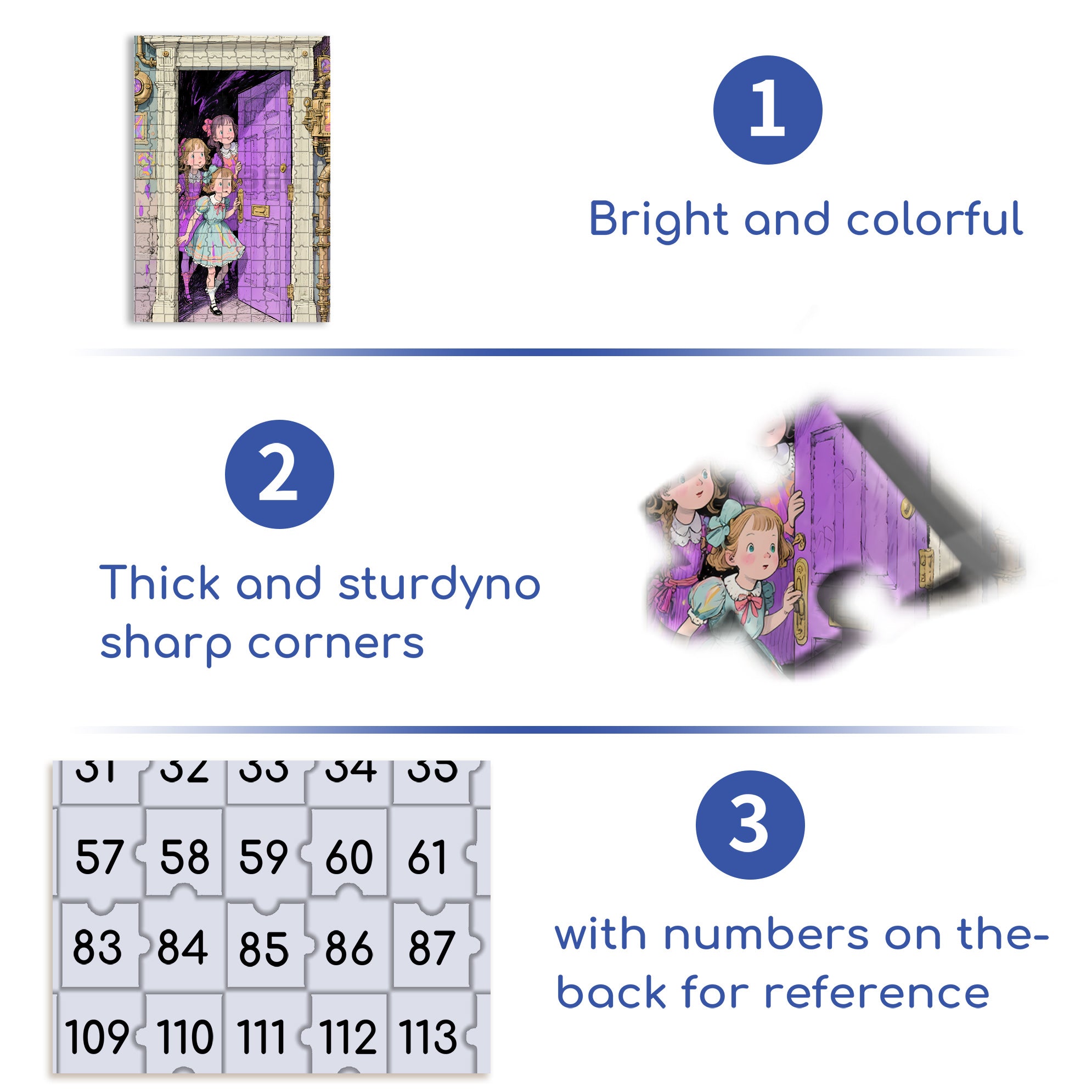 Take The First Step 500pcs/1000pcs Jigsaw Puzzle, Scratch-Resistant, Interactive Family Game & Brain-Boosting DIY Decor, Perfect for Halloween, Christmas & New Year Gifts, Family Puzzle Game