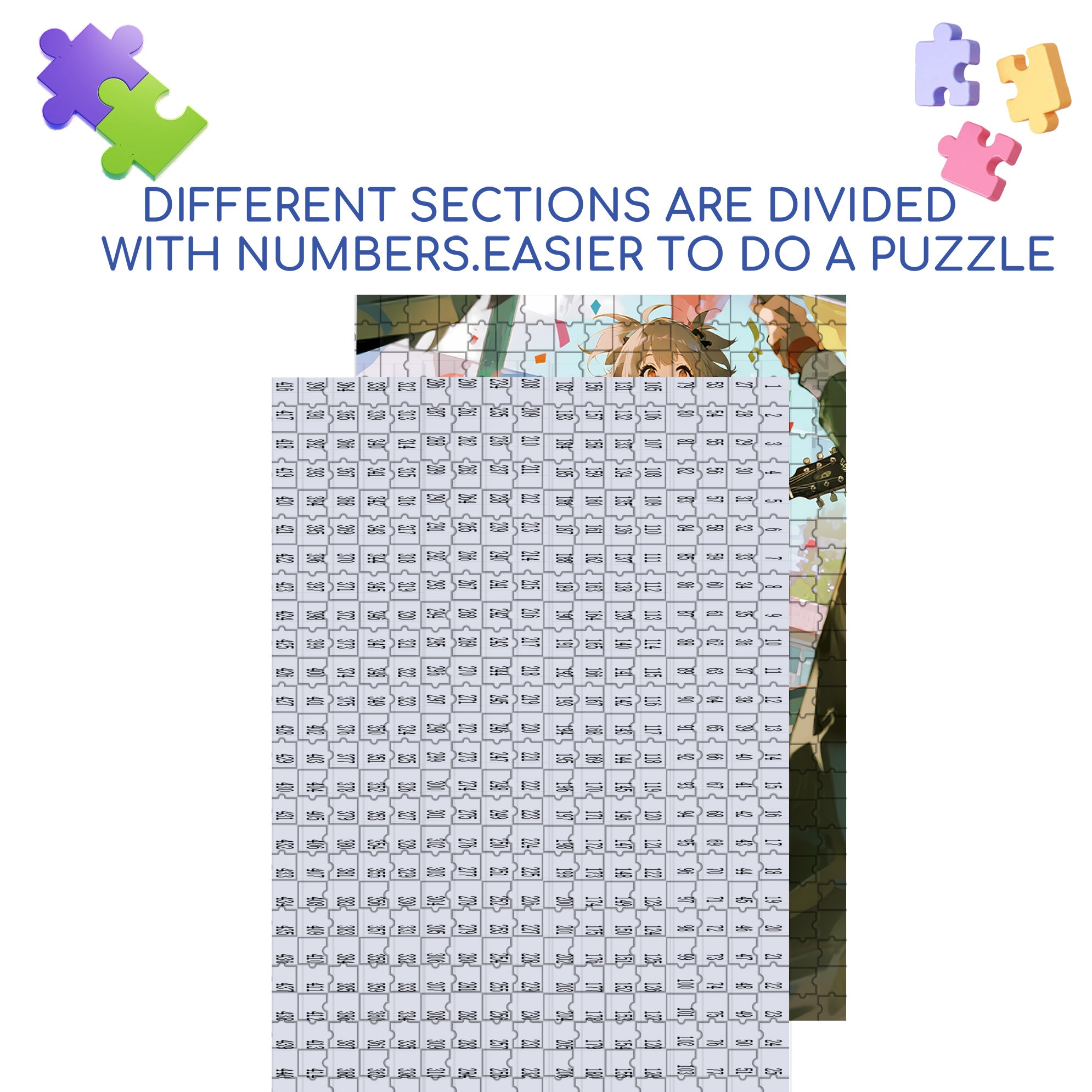 The Power Of Music 500pcs/1000pcs Jigsaw Puzzle, Scratch-Resistant, Interactive Family Game & Brain-Boosting DIY Decor, Perfect for Halloween, Christmas & New Year Gifts, Family Puzzle Game