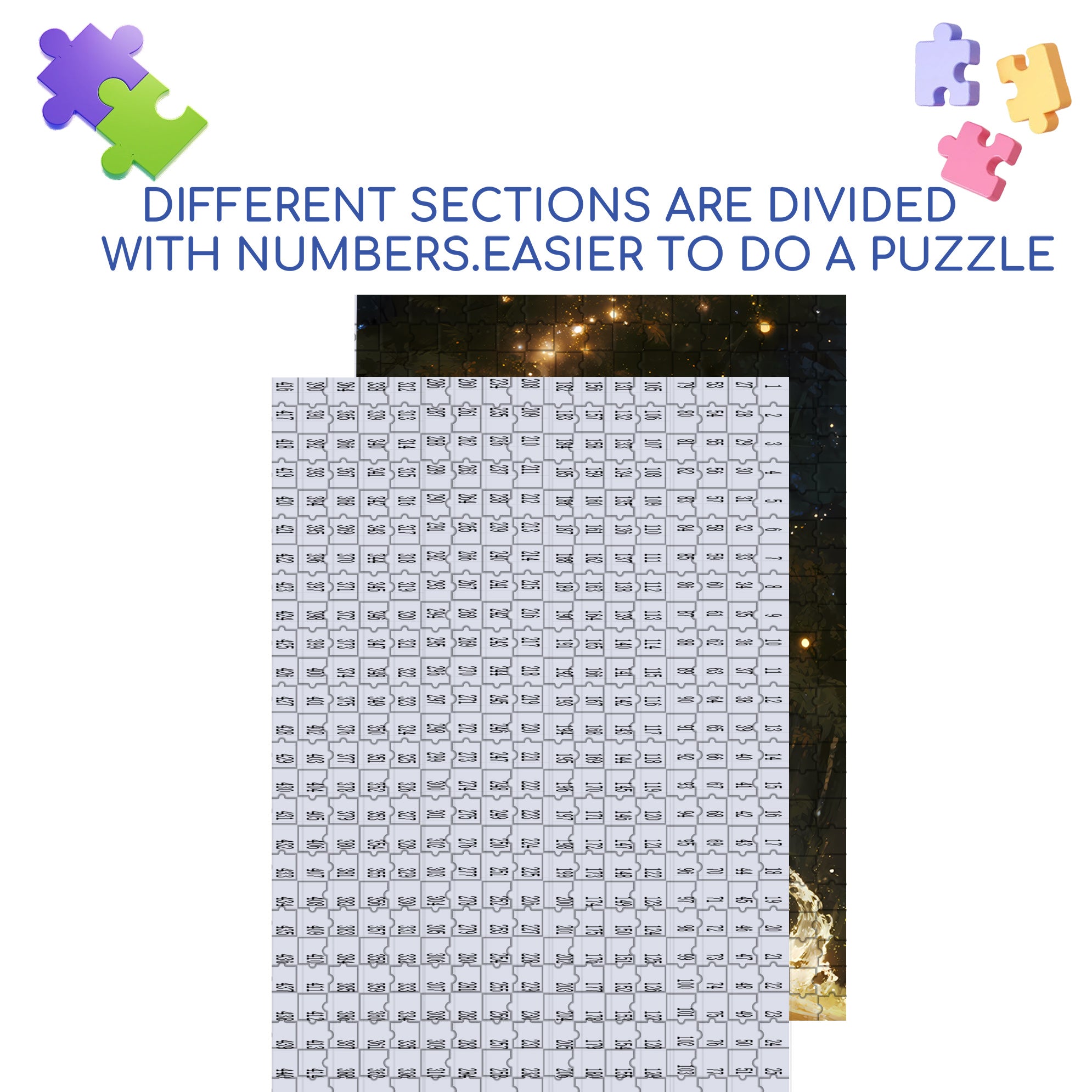 Brilliant 500pcs/1000pcs Jigsaw Puzzle, Scratch-Resistant, Interactive Family Game & Brain-Boosting DIY Decor, Perfect for Halloween, Christmas & New Year Gifts, Family Puzzle Game