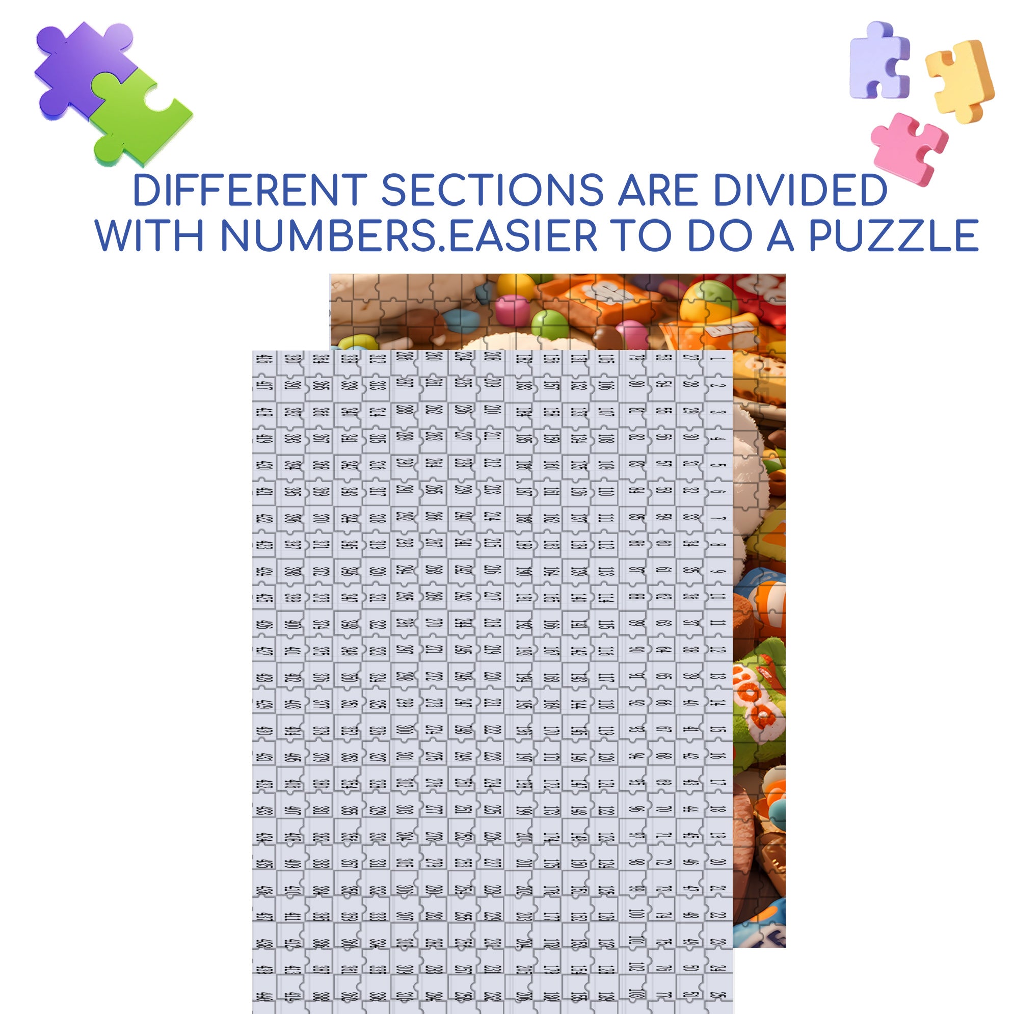 Comfortable 500pcs/1000pcs Jigsaw Puzzle, Scratch-Resistant, Interactive Family Game & Brain-Boosting DIY Decor, Perfect for Halloween, Christmas & New Year Gifts, Family Puzzle Game