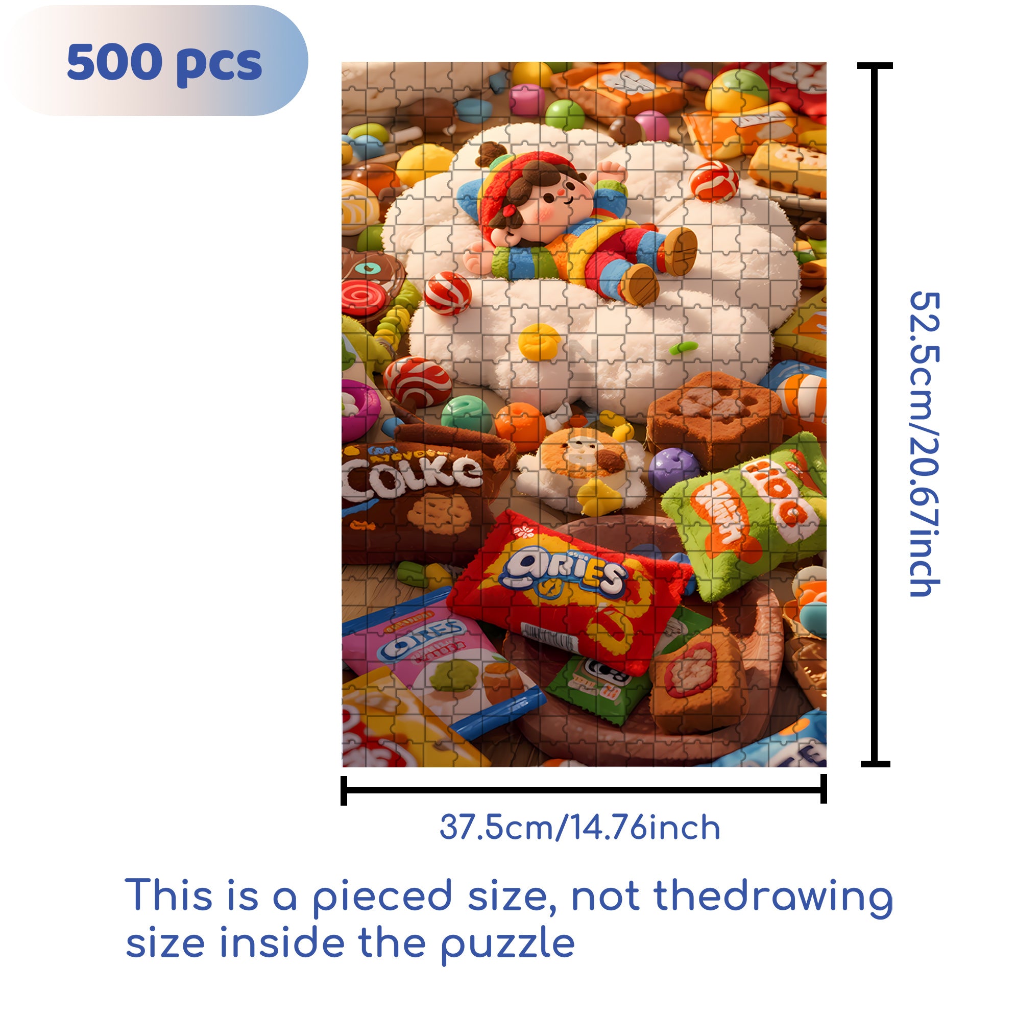 Comfortable 500pcs/1000pcs Jigsaw Puzzle, Scratch-Resistant, Interactive Family Game & Brain-Boosting DIY Decor, Perfect for Halloween, Christmas & New Year Gifts, Family Puzzle Game