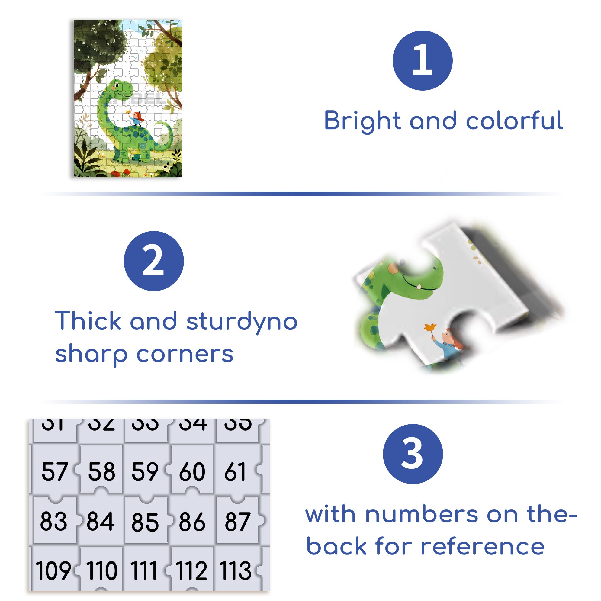 Dinosaurs And Me 500pcs/1000pcs Jigsaw Puzzle, Scratch-Resistant, Interactive Family Game & Brain-Boosting DIY Decor, Perfect for Halloween, Christmas & New Year Gifts, Family Puzzle Game