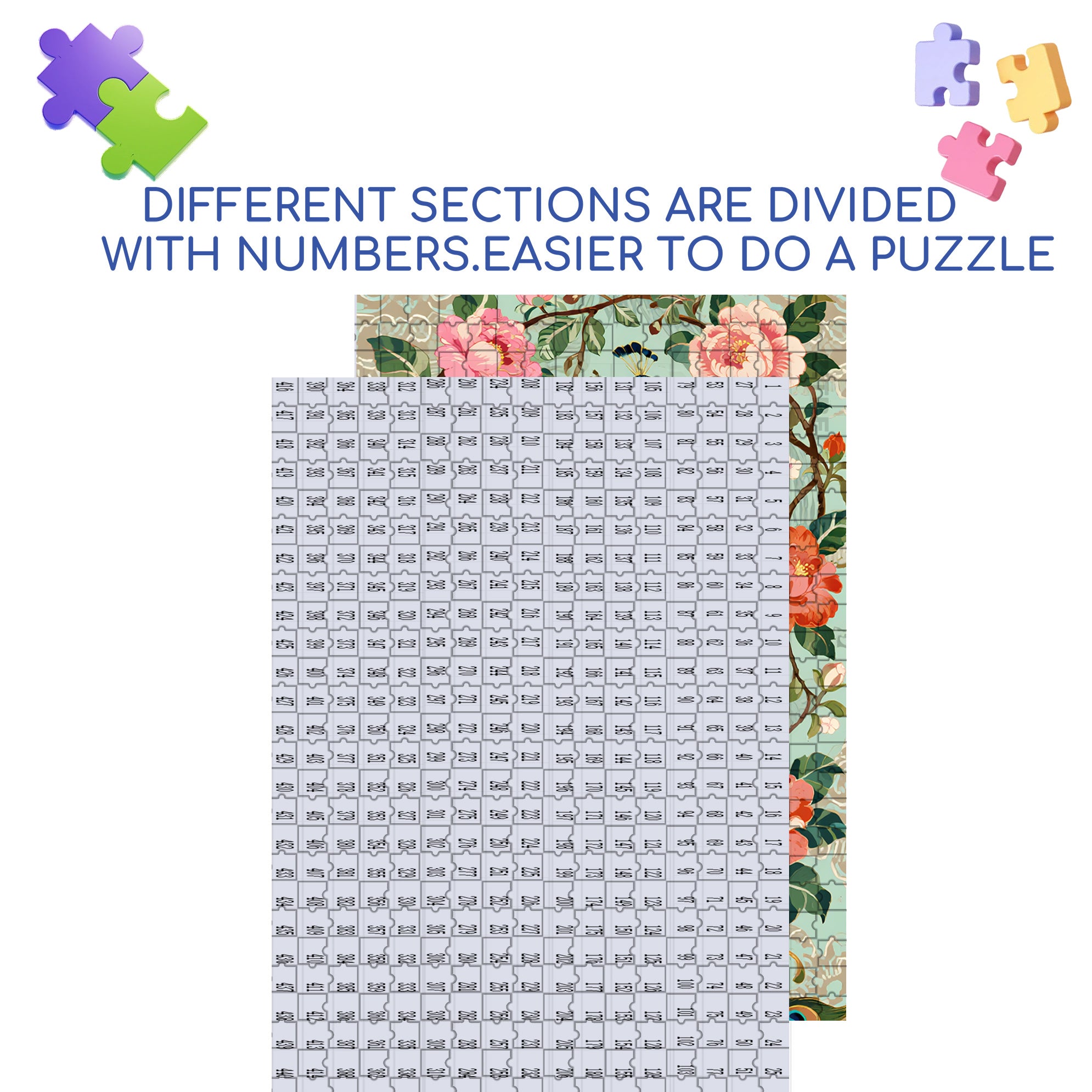 Gorgeous 500pcs/1000pcs Jigsaw Puzzle, Scratch-Resistant, Interactive Family Game & Brain-Boosting DIY Decor, Perfect for Halloween, Christmas & New Year Gifts, Family Puzzle Game