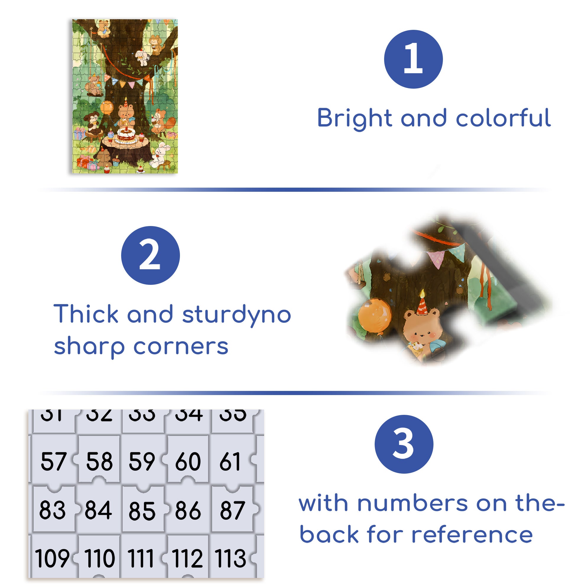 Happy Birthday! 500pcs/1000pcs Jigsaw Puzzle, Scratch-Resistant, Interactive Family Game & Brain-Boosting DIY Decor, Perfect for Halloween, Christmas & New Year Gifts, Family Puzzle Game