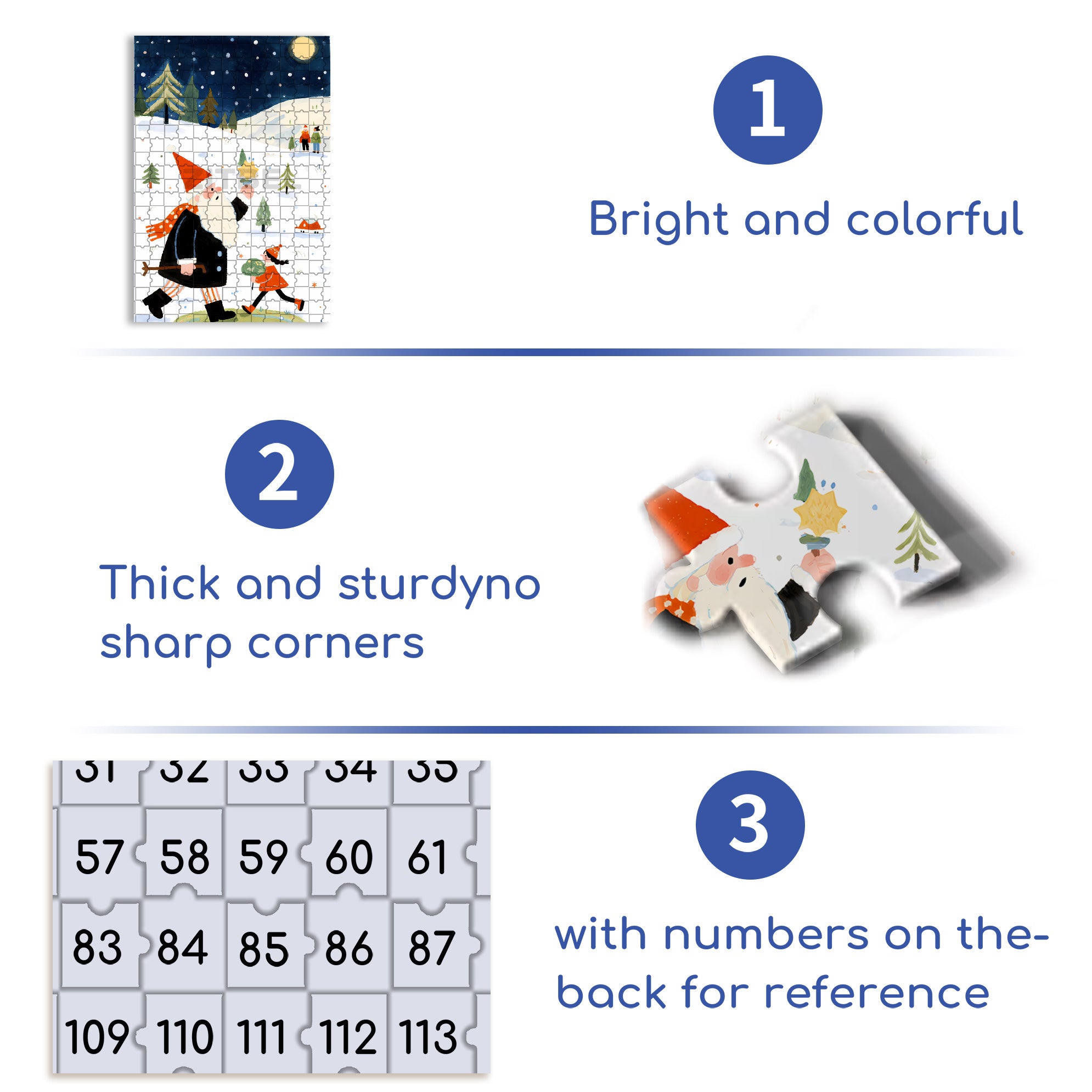 Here You Go 500pcs/1000pcs Jigsaw Puzzle, Scratch-Resistant, Interactive Family Game & Brain-Boosting DIY Decor, Perfect for Halloween, Christmas & New Year Gifts, Family Puzzle Game