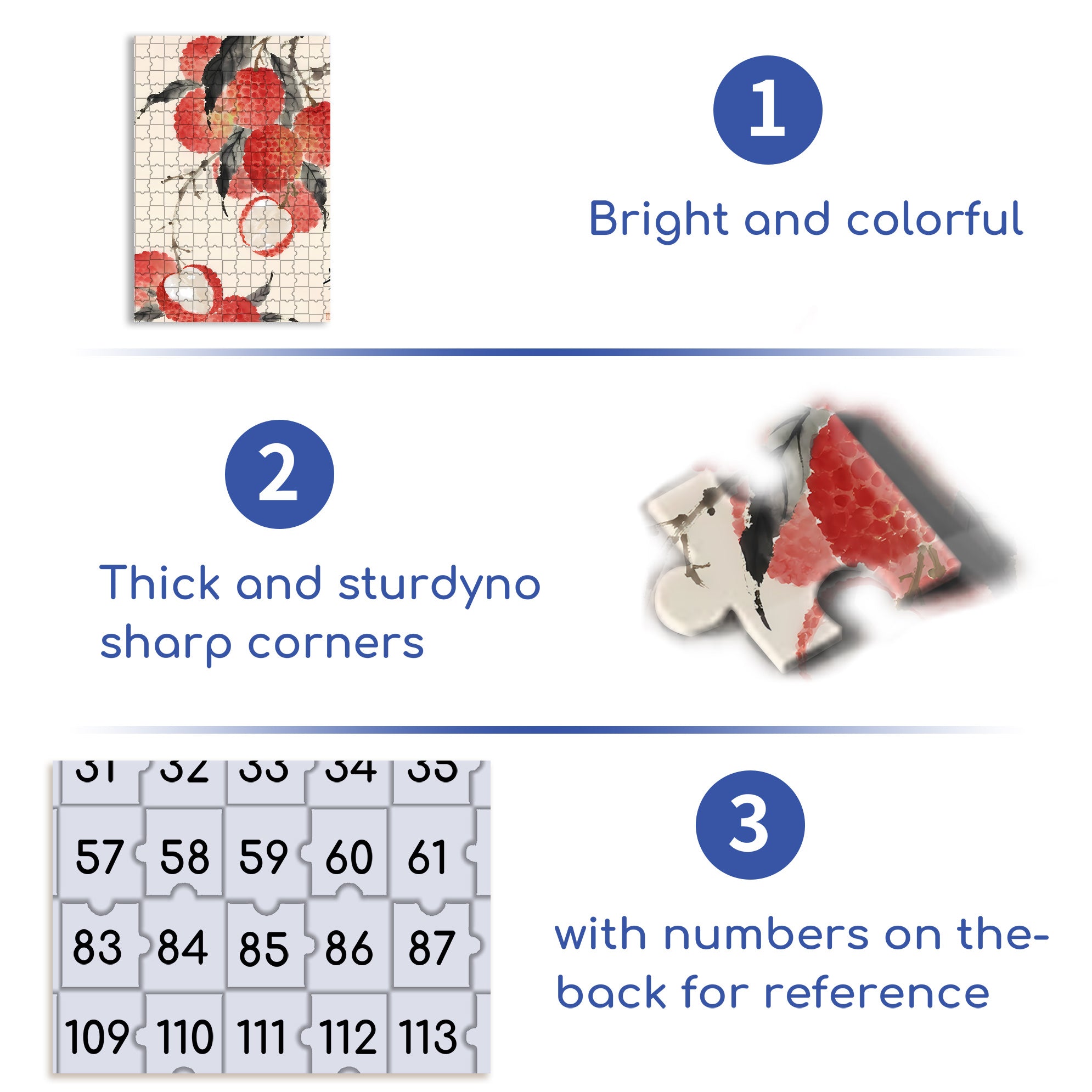 Lychee 500pcs/1000pcs Jigsaw Puzzle, Scratch-Resistant, Interactive Family Game & Brain-Boosting DIY Decor, Perfect for Halloween, Christmas & New Year Gifts, Family Puzzle Game