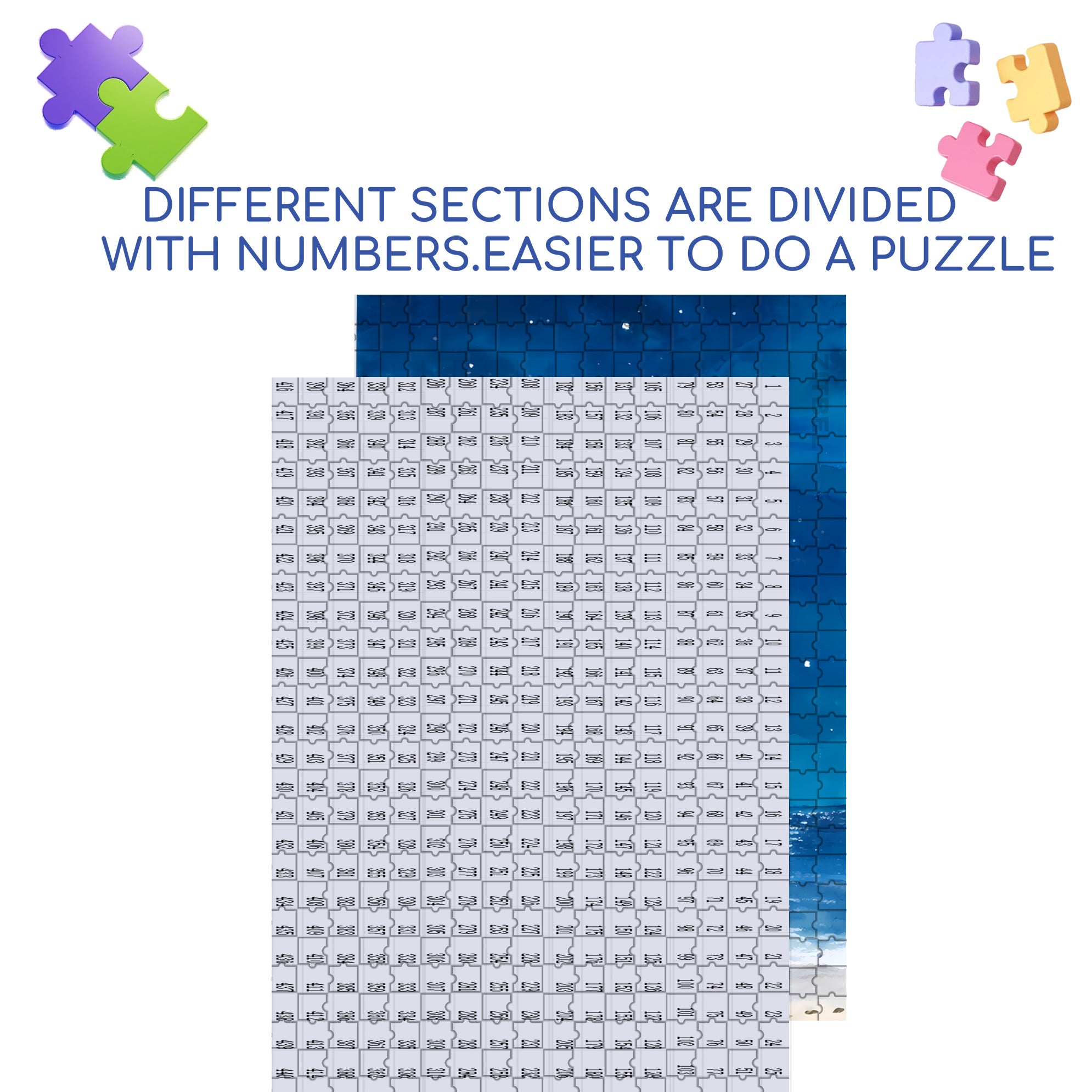Make A Wish 500pcs/1000pcs Jigsaw Puzzle, Scratch-Resistant, Interactive Family Game & Brain-Boosting DIY Decor, Perfect for Halloween, Christmas & New Year Gifts, Family Puzzle Game