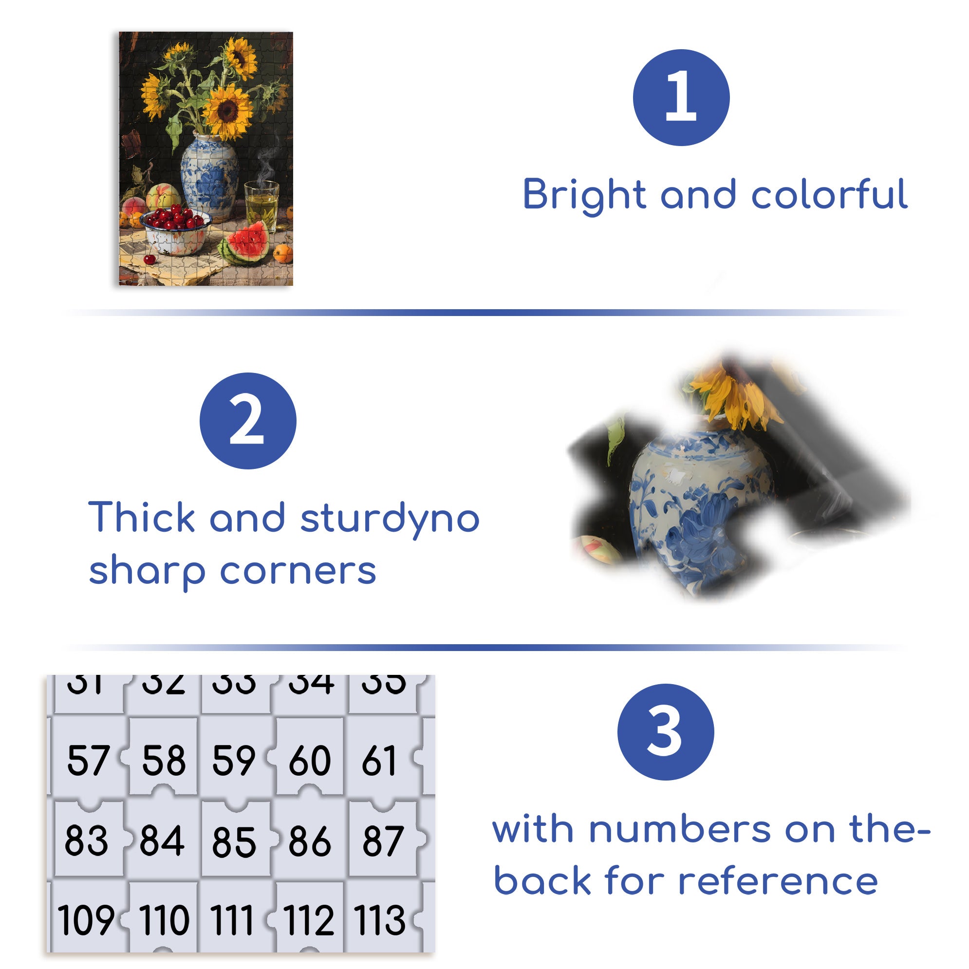 On The Dining Table 500pcs/1000pcs Jigsaw Puzzle, Scratch-Resistant, Interactive Family Game & Brain-Boosting DIY Decor, Perfect for Halloween, Christmas & New Year Gifts, Family Puzzle Game