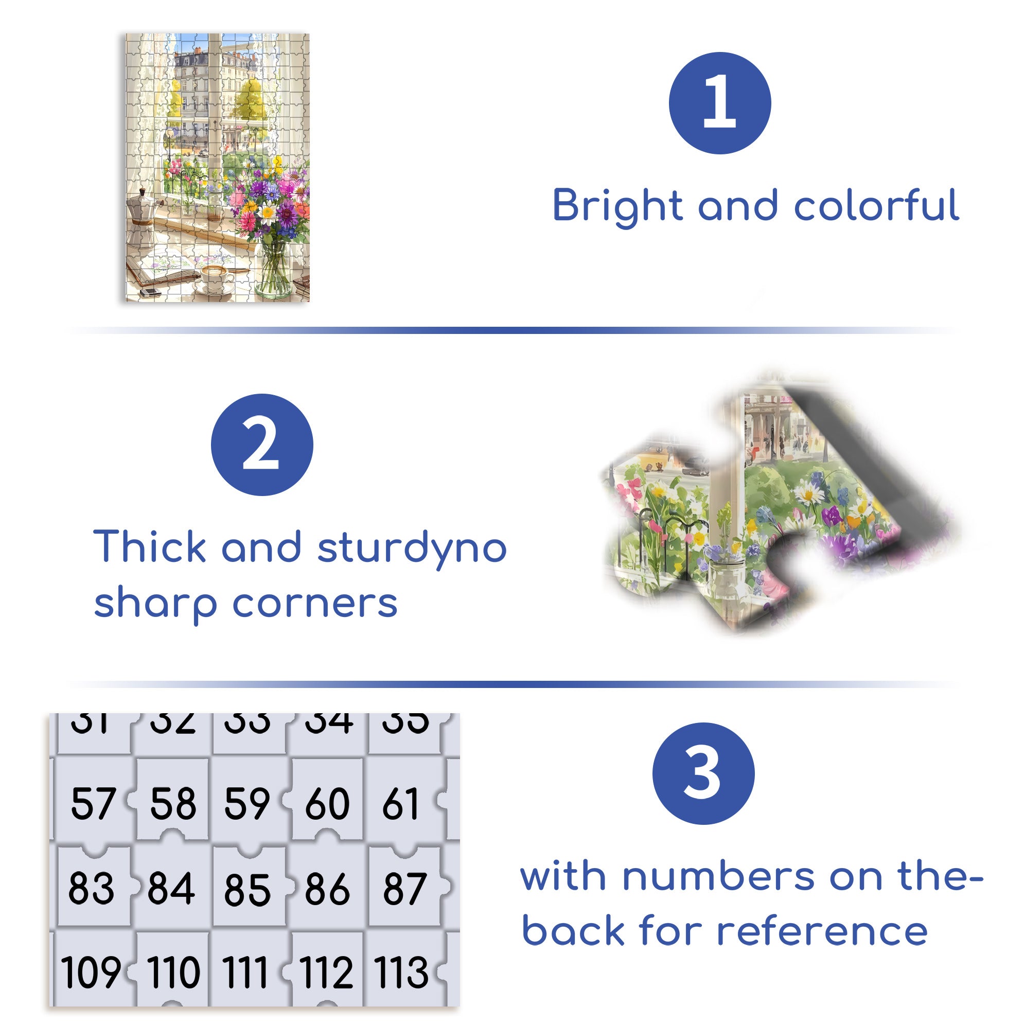 Outside The Window 500pcs/1000pcs Jigsaw Puzzle, Scratch-Resistant, Interactive Family Game & Brain-Boosting DIY Decor, Perfect for Halloween, Christmas & New Year Gifts, Family Puzzle Game